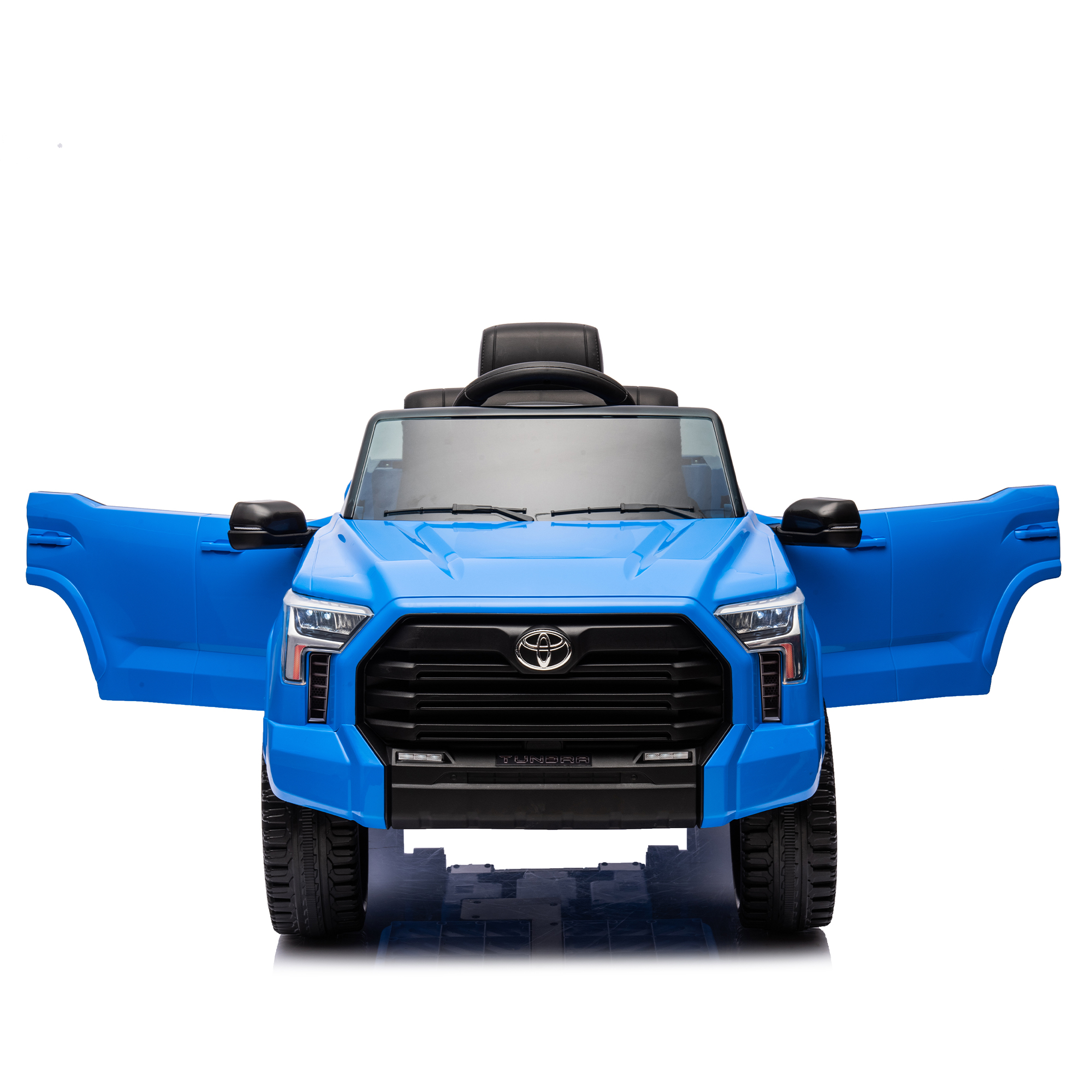 CIPACHO 12V Battery Powered Licensed Toyota Tundra Kids Ride On Truck Car Electric Vehicle Jeep with Remote Control, MP3, Blue