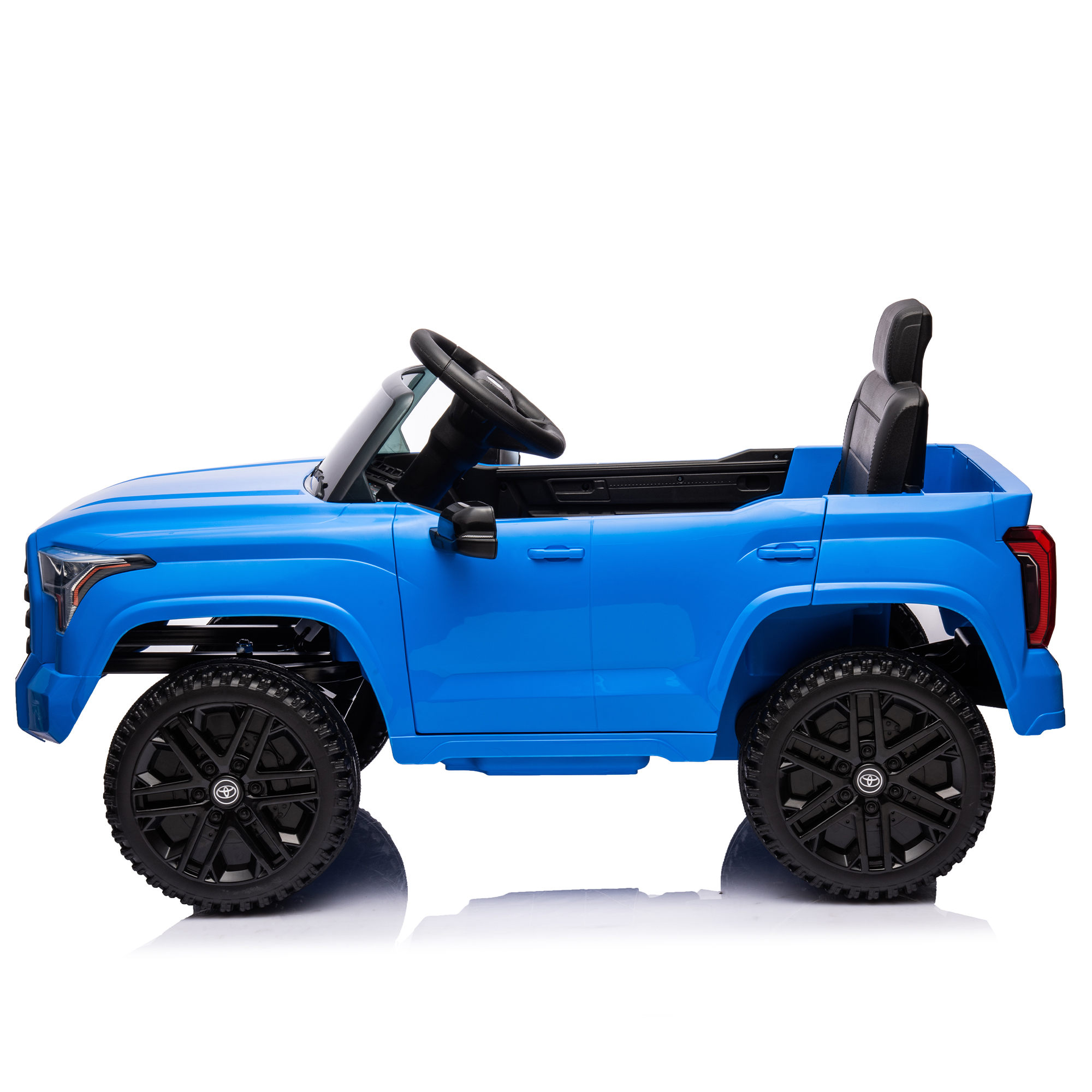 CIPACHO 12V Battery Powered Licensed Toyota Tundra Kids Ride On Truck Car Electric Vehicle Jeep with Remote Control, MP3, Blue