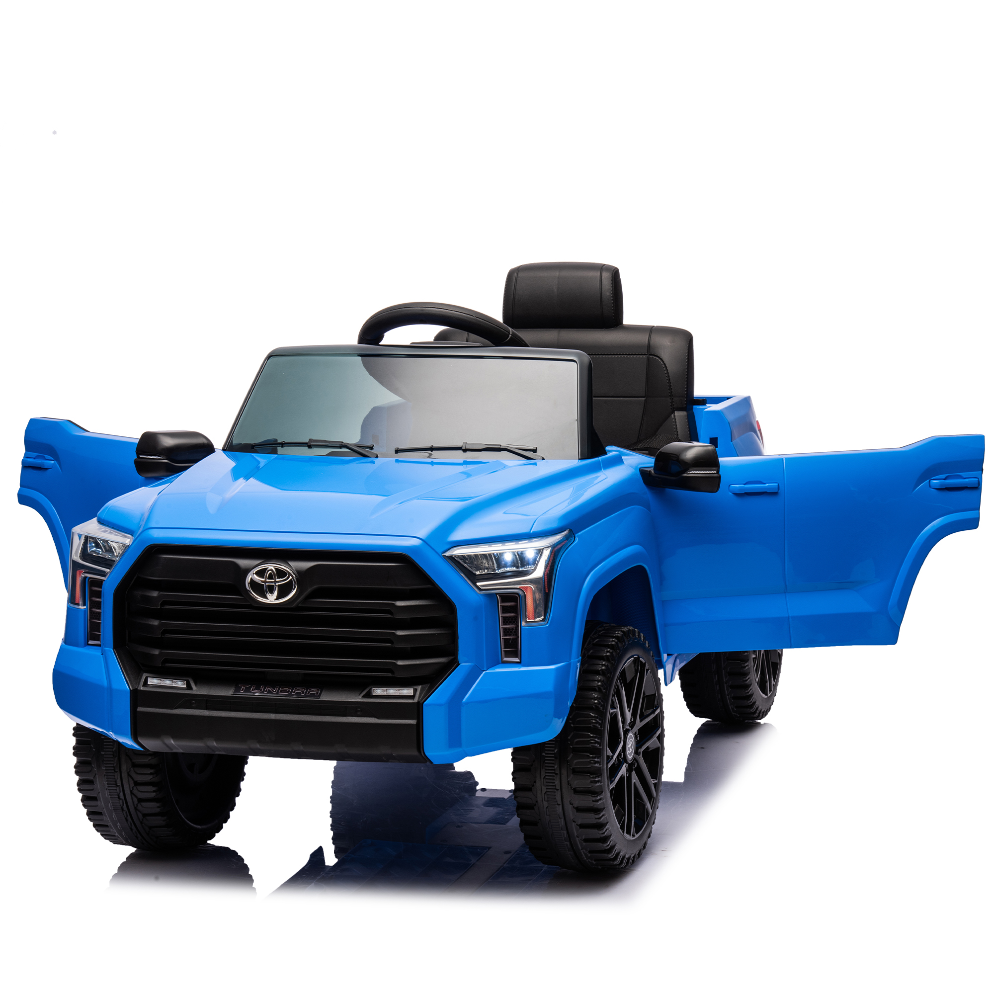 CIPACHO 12V Kids Electric Ride On Car Toy Licensed Toyota Tundra Pickup with 2.4G Remote Control, Car for kids 3 Speed Adjustable, Blue