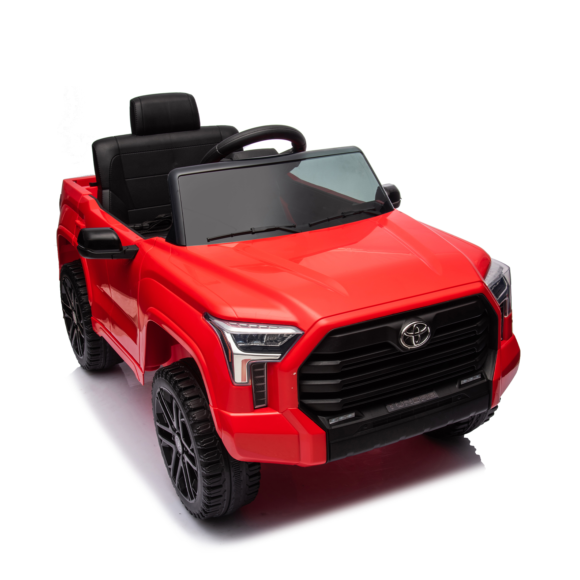 CIPACHO 12V Battery Powered Licensed Toyota Tundra Kids Ride On Truck Car Electric Vehicle Jeep with Remote Control, MP3, Red