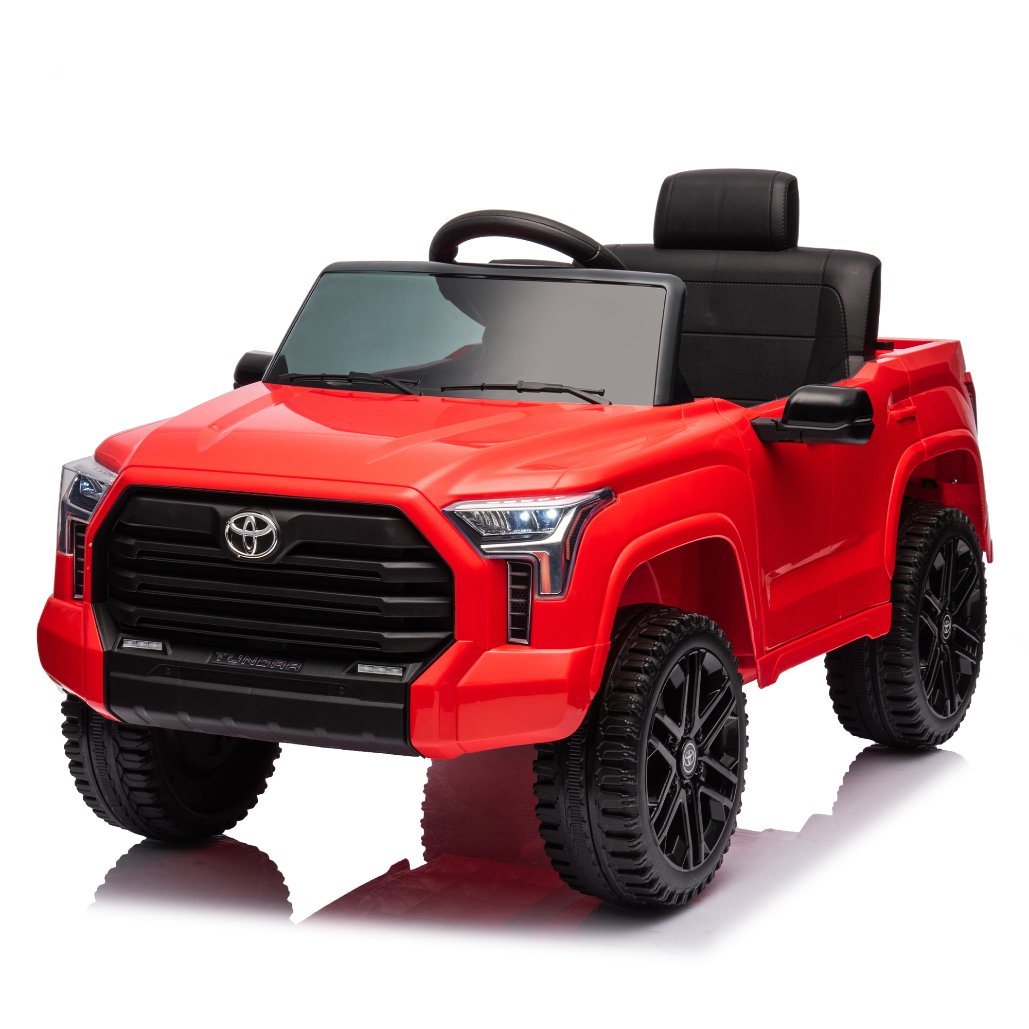 CIPACHO 12V Kids Electric Ride On Car Toy Licensed Toyota Tundra Pickup with 2.4G Remote Control, Car for kids 3 Speed Adjustable, Red