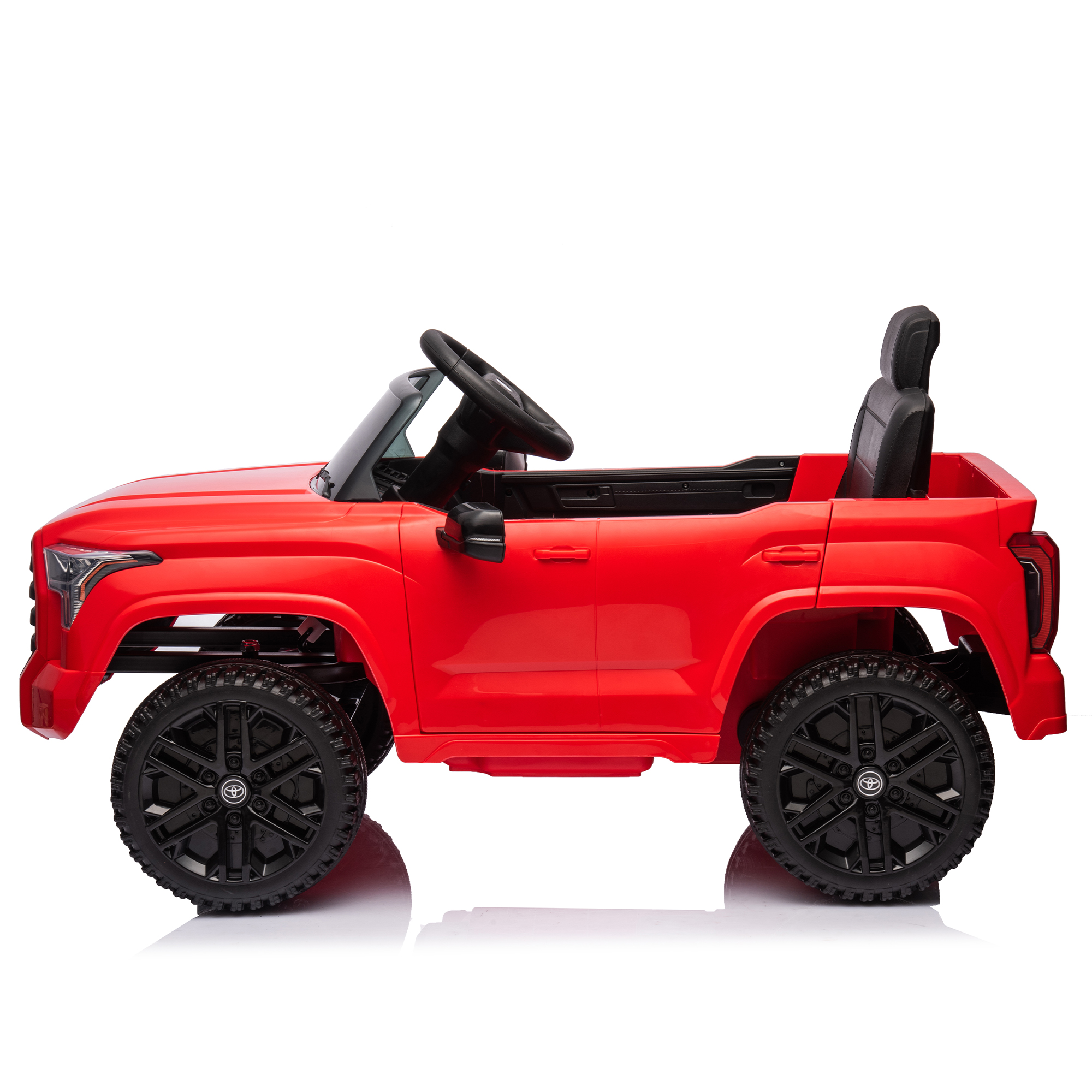 CIPACHO 12V Kids Electric Ride On Car Toy Licensed Toyota Tundra Pickup with 2.4G Remote Control, Car for kids 3 Speed Adjustable, Red