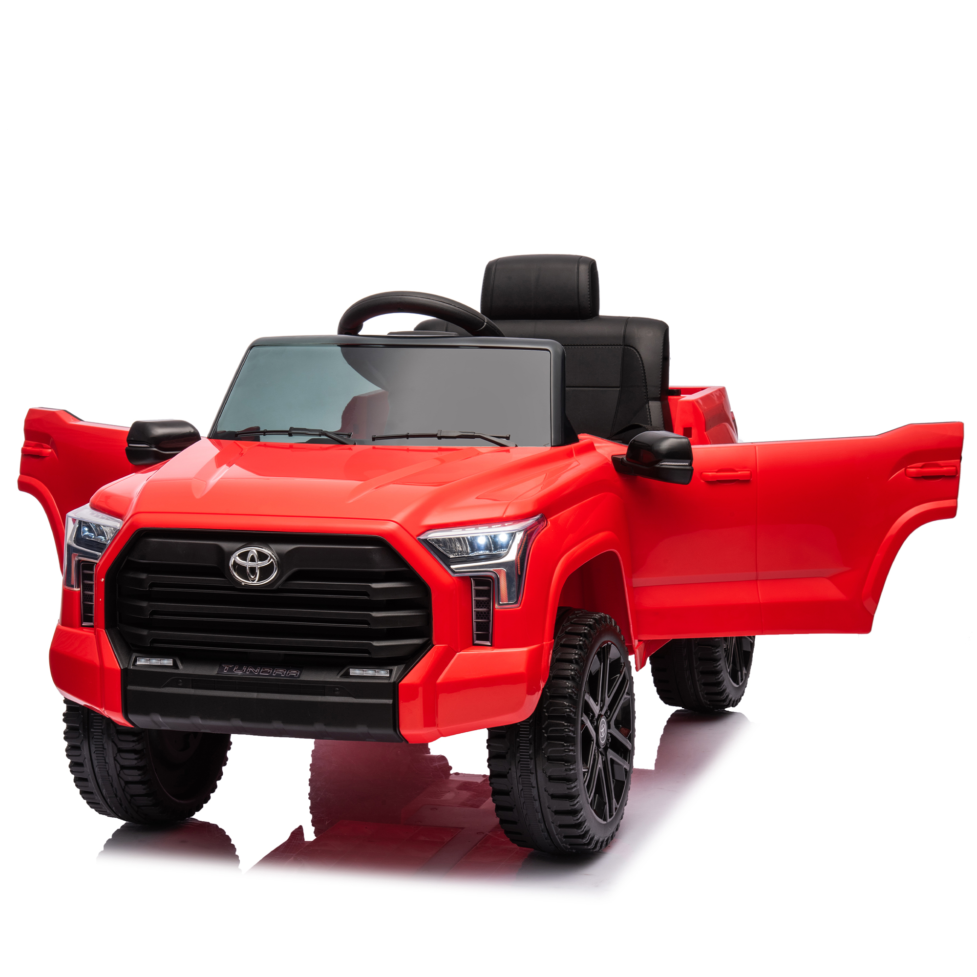 CIPACHO 12V Kids Electric Ride On Car Toy Licensed Toyota Tundra Pickup with 2.4G Remote Control, Car for kids 3 Speed Adjustable, Red