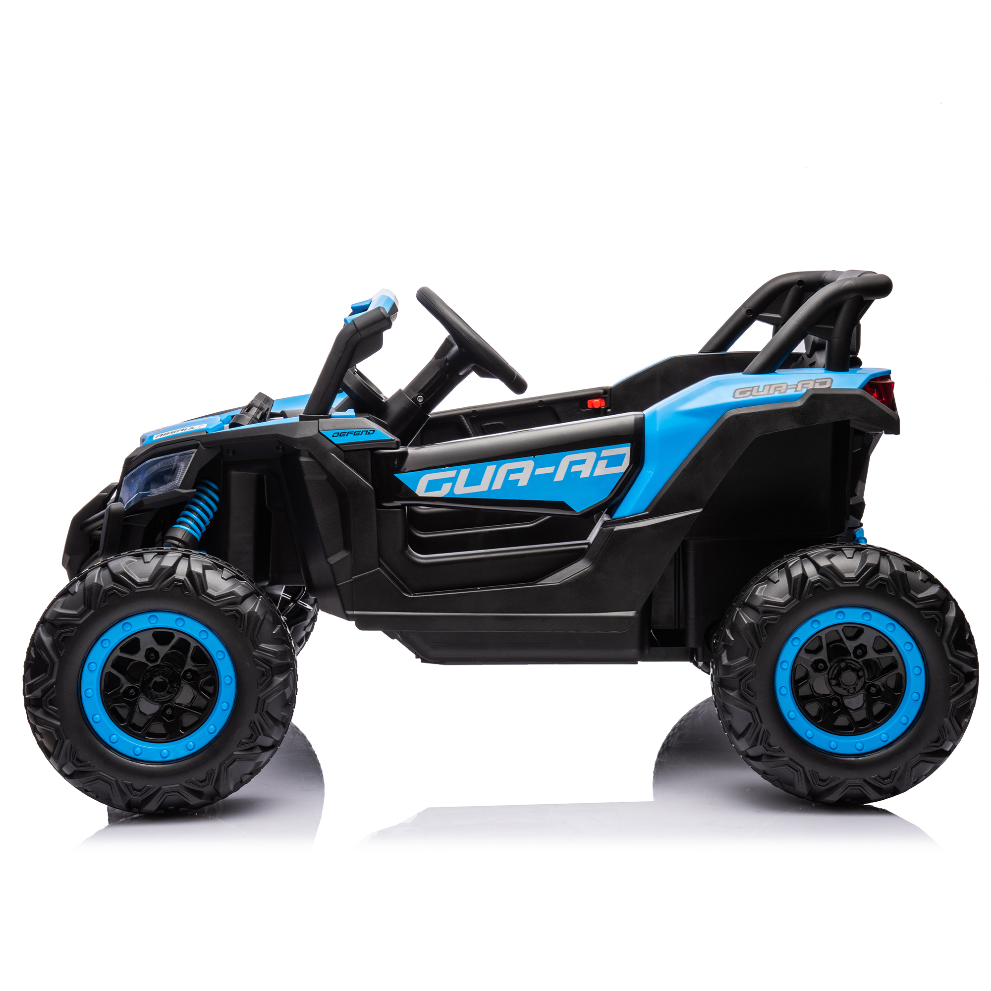 CIPACHO 12V Battery Ride On Car with Remote Control, Electric Kid UTV with 3-Point Safety Harness, Music Player, USB, Off-Road Adventure for Kids, Blue