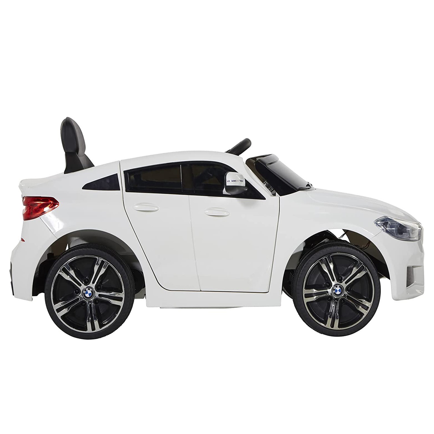 CIPACHO 12V BMW GT Licensed Cars for Kids, Powered 4 Wheels Motorized Vehicles Children Toys, 2 Speeds, White