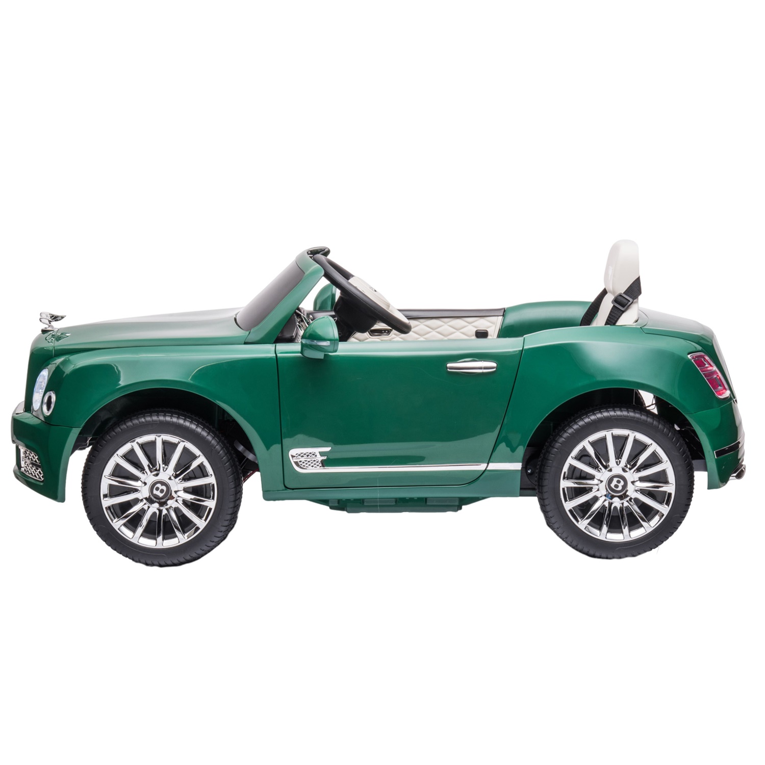 CIPACHO 12V Electric Kid Ride On Car, Bentley Mulsanne Licensed Cars for Kids, 4 Wheels Motorized Vehicles Children Toys, 2 Speeds, Green