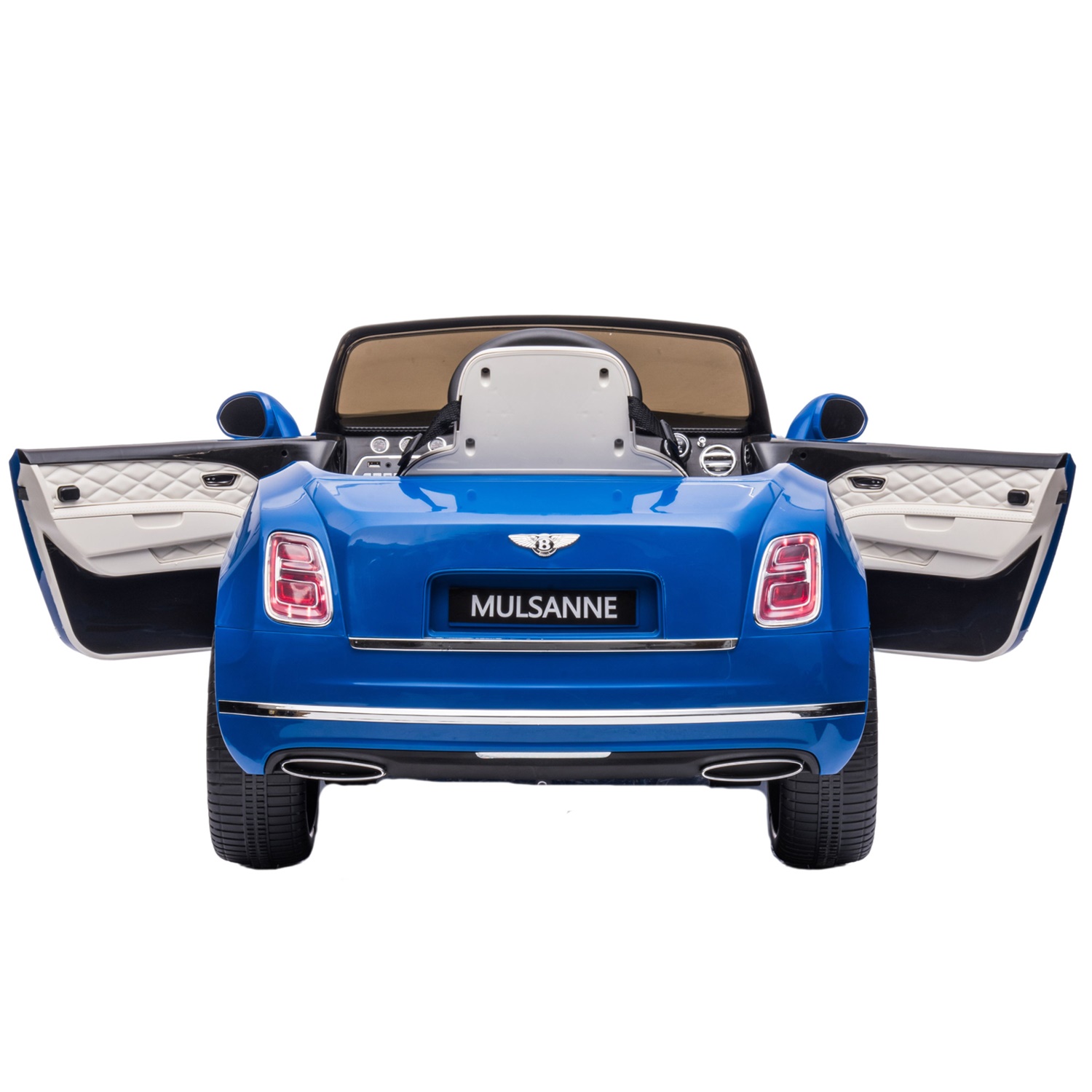 CIPACHO 12V Electric Kid Ride On Car, Bentley Mulsanne Licensed Cars for Kids, 4 Wheels Motorized Vehicles Children Toys, 2 Speeds, Blue