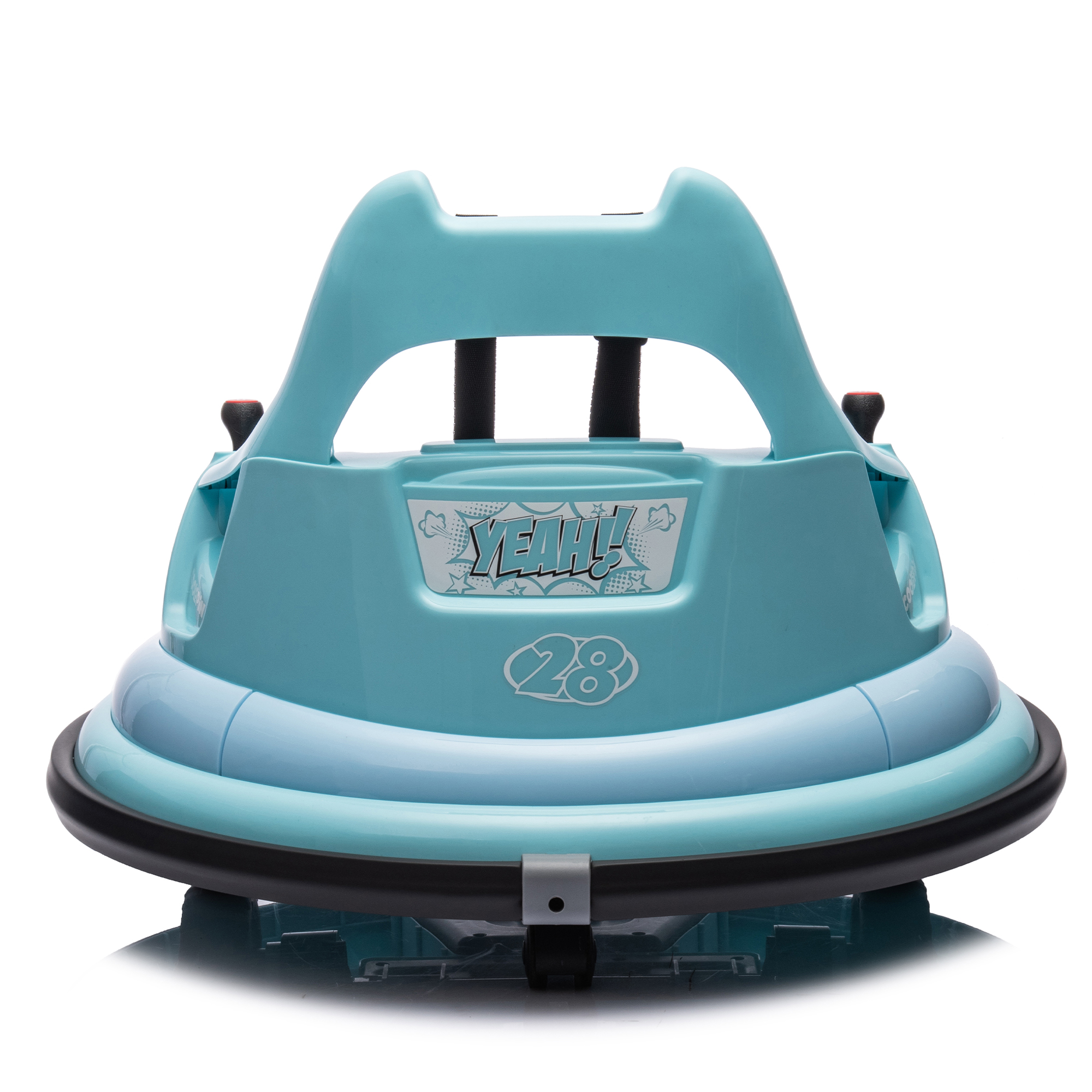 CIPACHO 12V Ride On Electric Bumper Car for Kids and Toddlers with Remote Control, Bluetooth, Baby Bumping Toy Cars Gifts for 18 Months, Blue