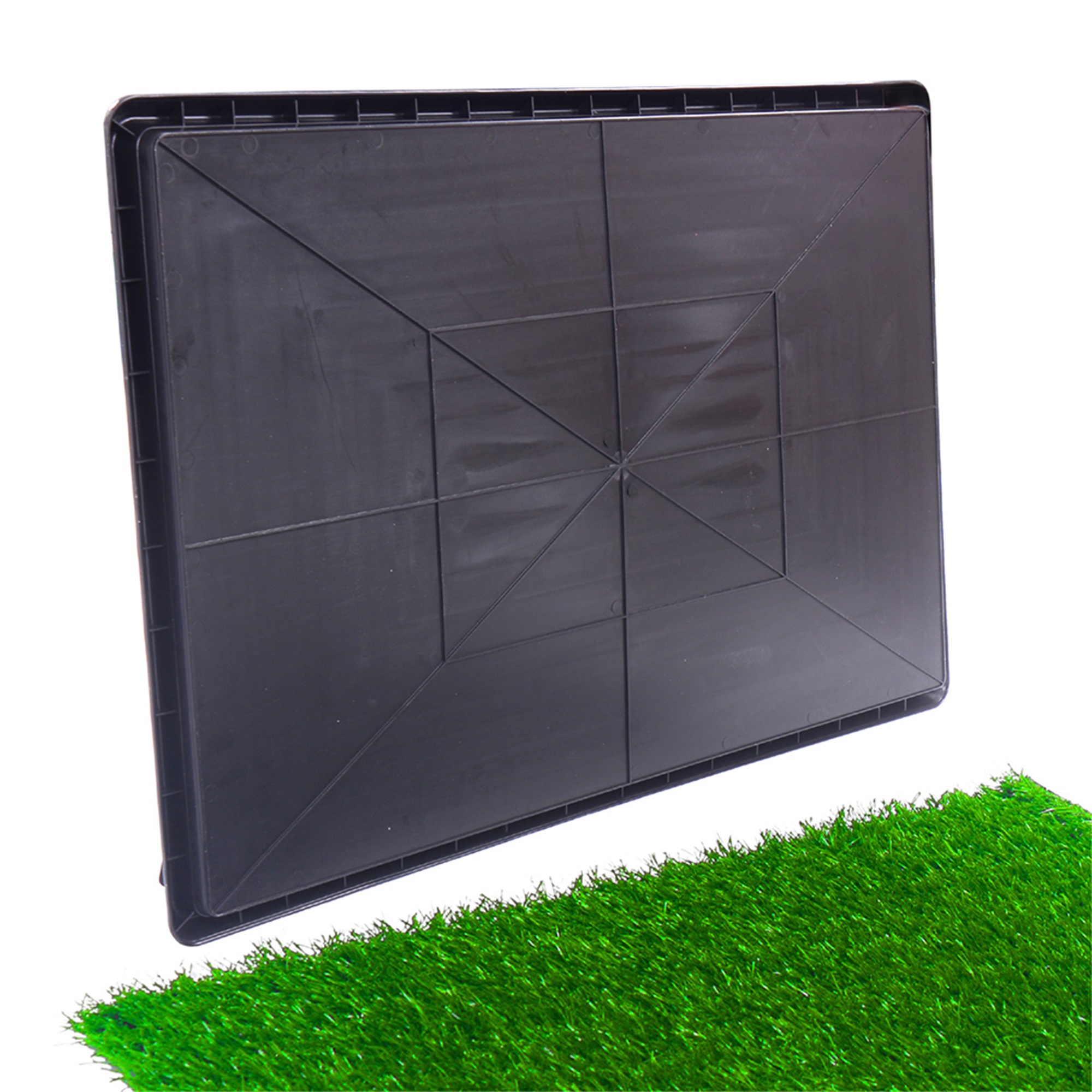 Spaco 30"x20" Artificial Grass Bathroom Faux Grass Rug Carpet for Pets Mat for Puppies and Small Pets