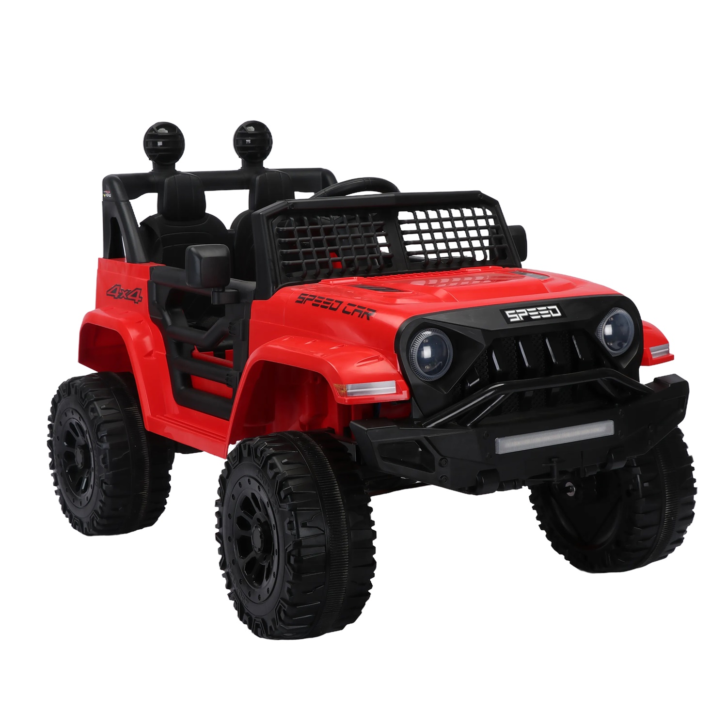 CIPACHO 12V Ride On Truck, Kid Electric Toy Car with 2.4G Parents Remote Control, Three Speed Adjustable, Red