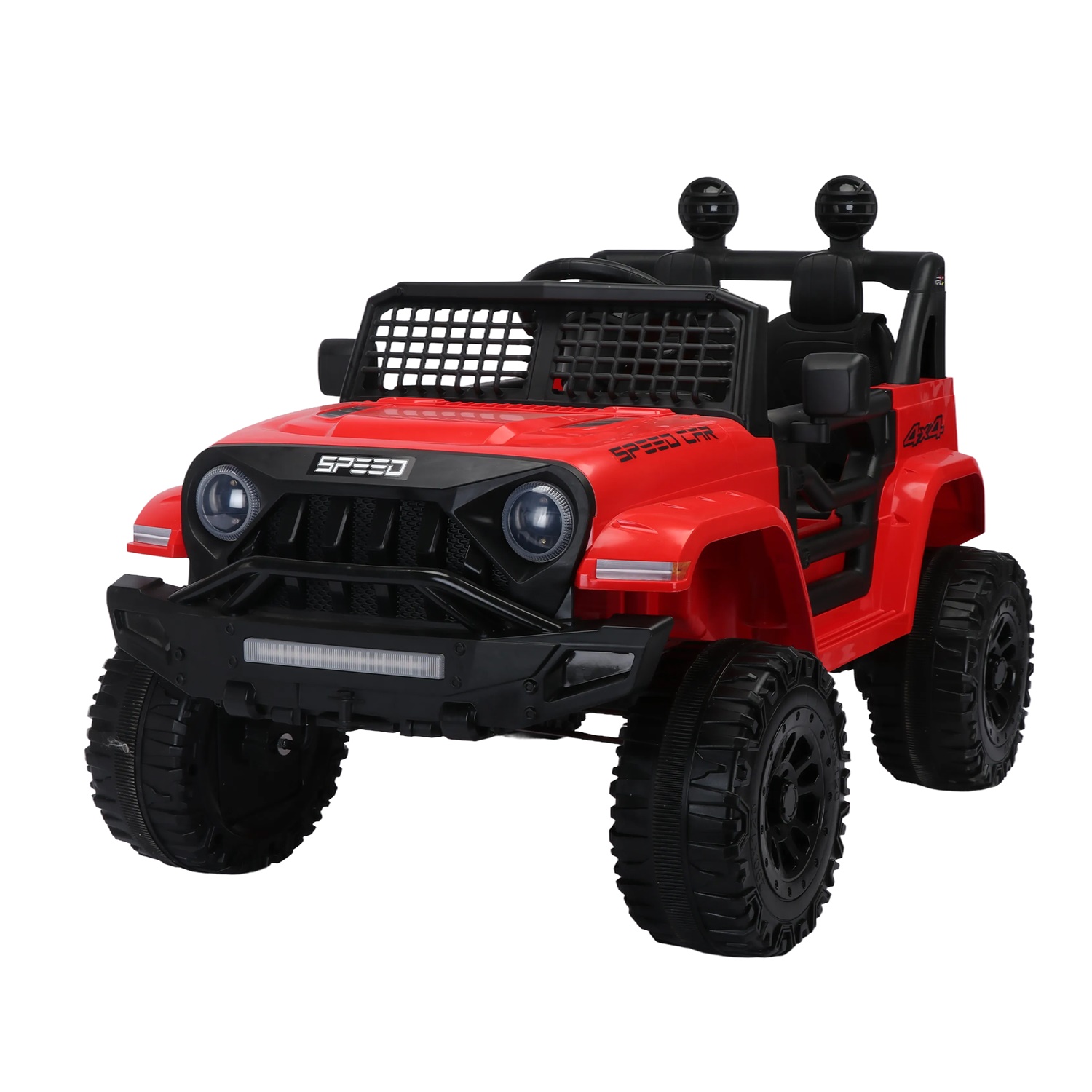 CIPACHO 12V Ride On Truck, Kid Electric Toy Car with 2.4G Parents Remote Control, Three Speed Adjustable, Red