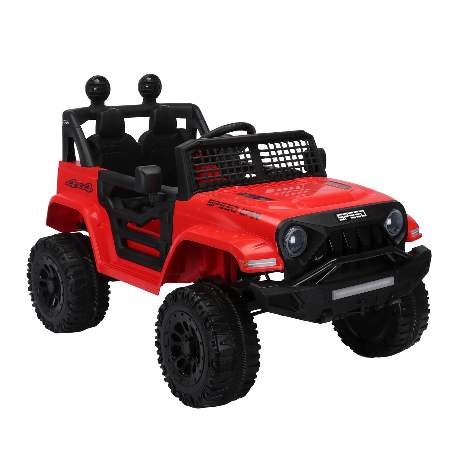 CIPACHO 12V Kid Powered Ride On Truck, Electric Toy Car with 2.4G Parents Remote Control, MP3, USB, Bluetooth, LED Light, Red