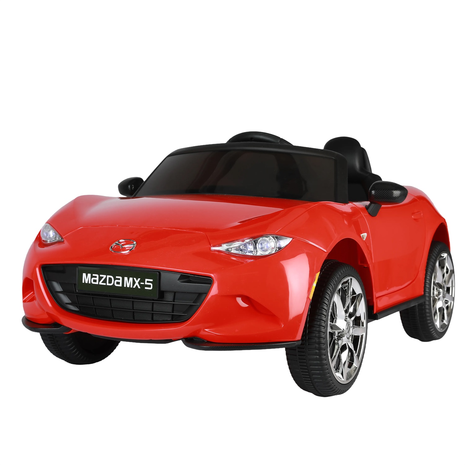 CIPACHO Licensed MAZDA MX-5 RF, 12V Powered Ride On Car for Kid 3-6, Electric Toy Car with 2.4G Parents Remote Control, Red