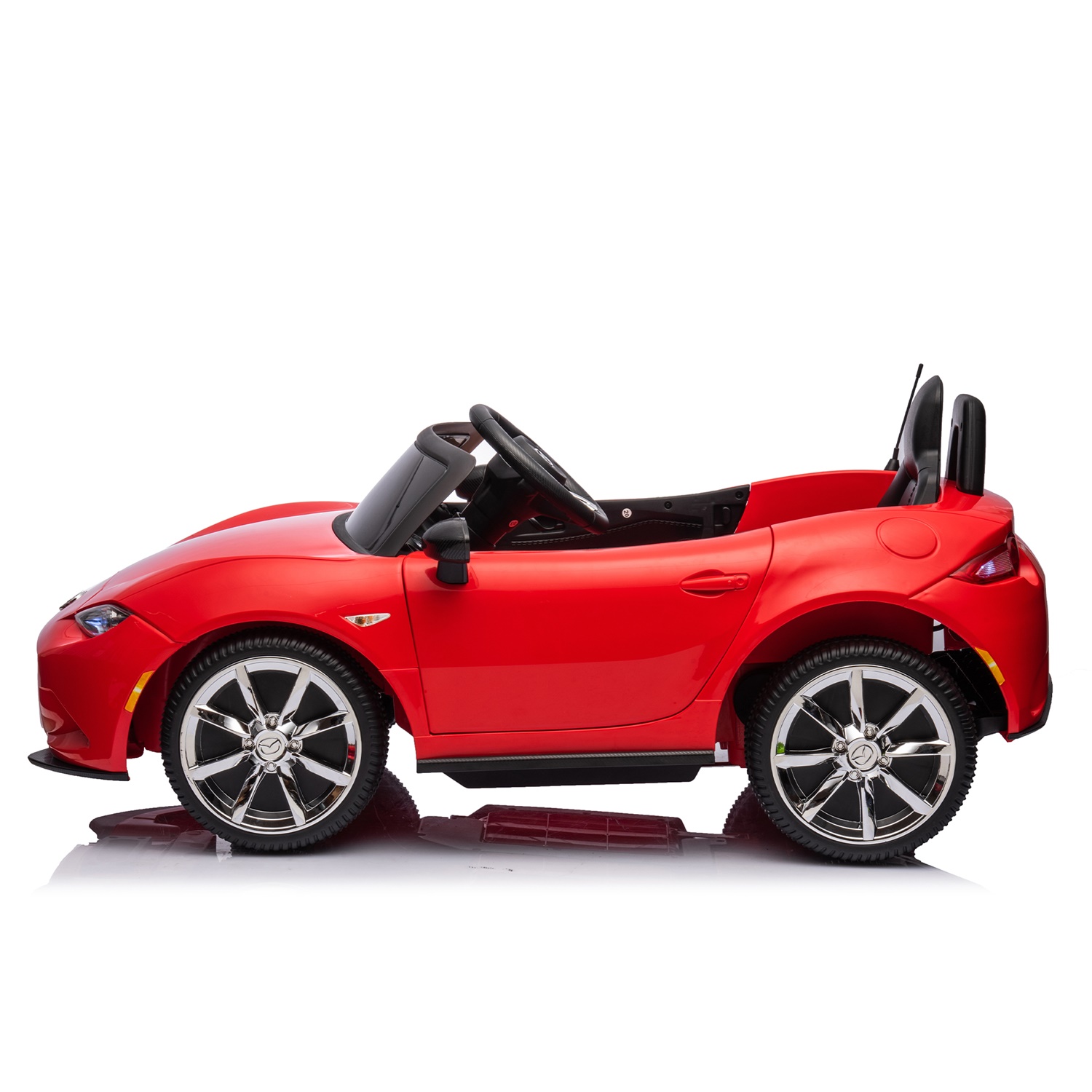 CIPACHO Licensed MAZDA MX-5 RF, 12V Powered Ride On Car for Kid 3-6, Electric Toy Car with 2.4G Parents Remote Control, Red