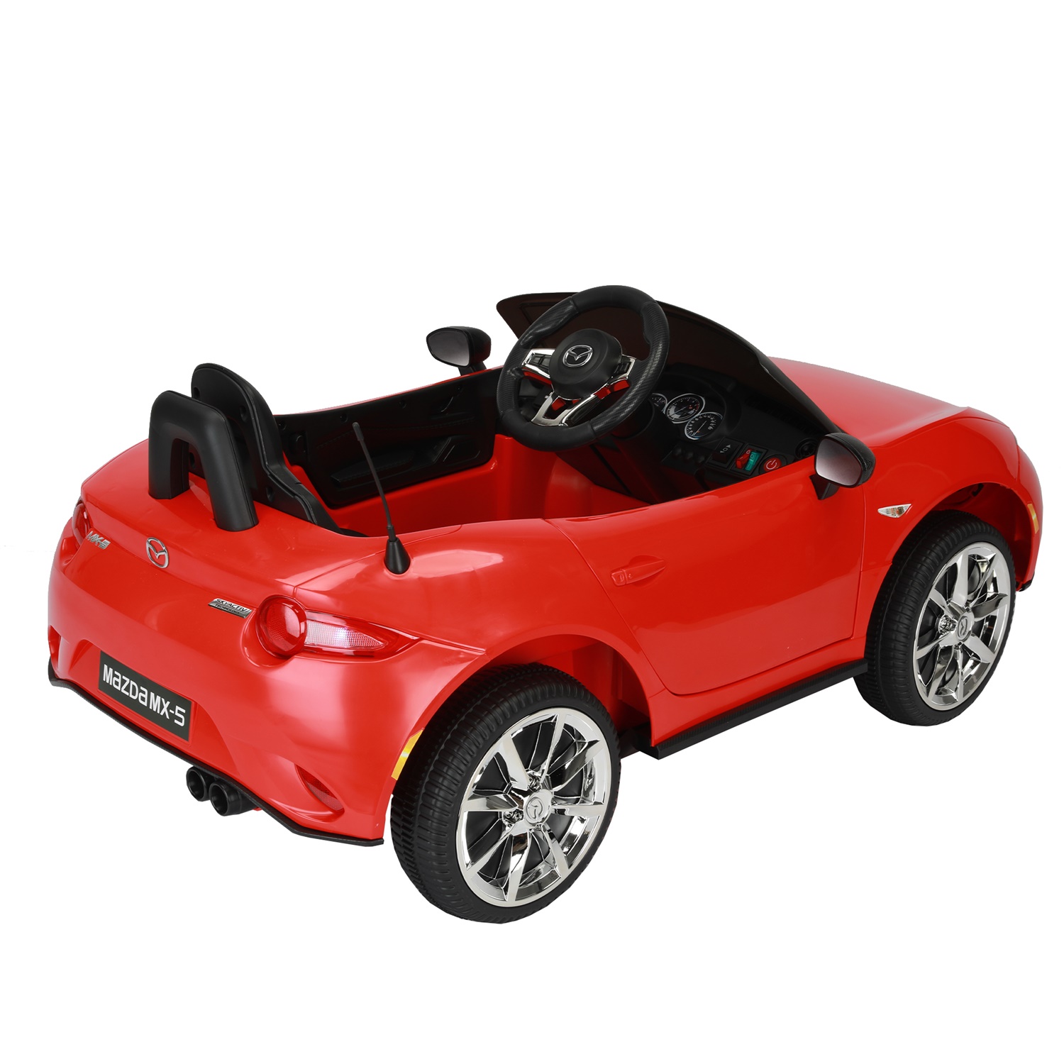 CIPACHO Licensed MAZDA MX-5 RF,12V Kids Ride On Car with 2.4G Parents Remote Control and Adjustable Three Speed, Red