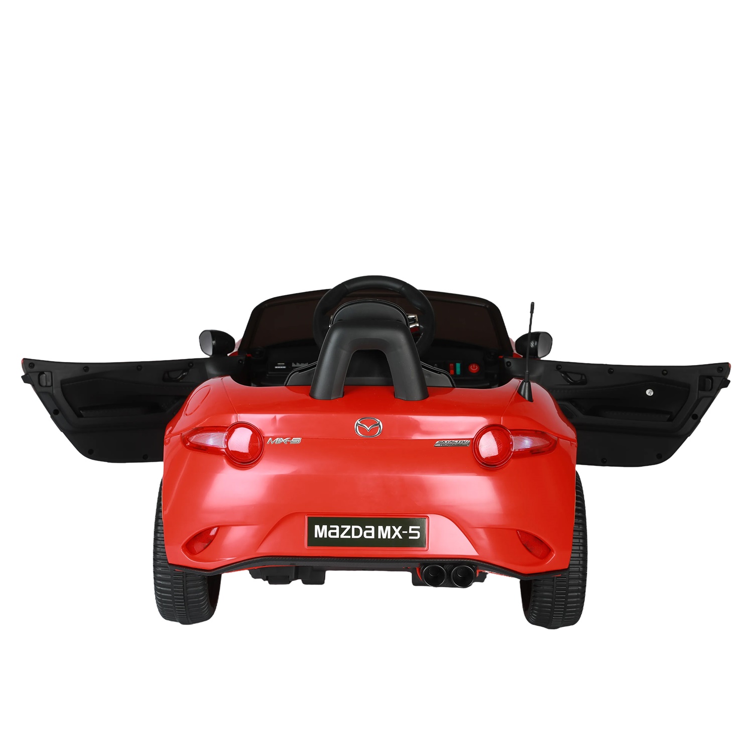 CIPACHO Licensed MAZDA MX-5 RF, 12V Powered Ride On Car for Kid 3-6, Electric Toy Car with 2.4G Parents Remote Control, Red