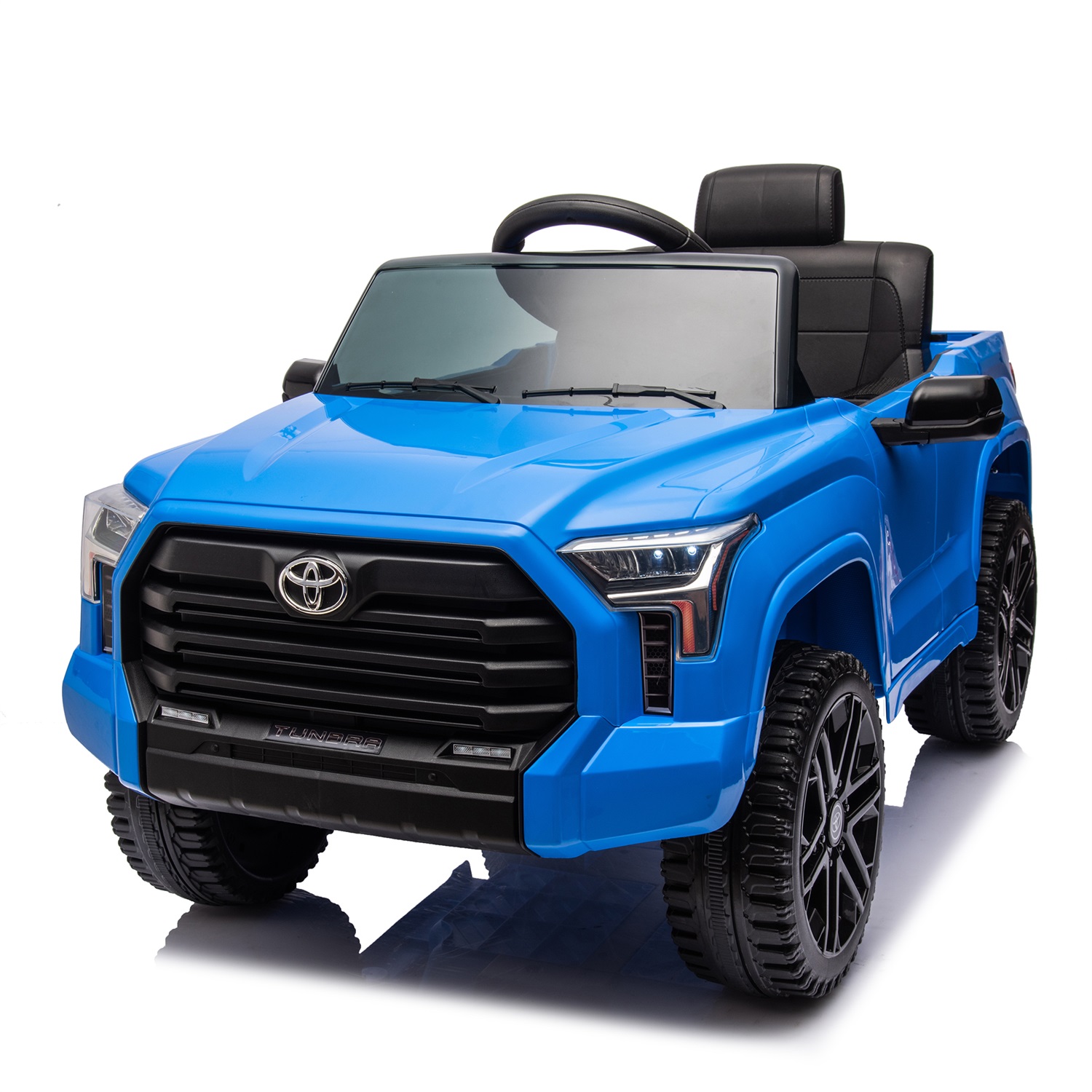 CIPACHO 12V Kids Electric Ride On Car Toy, Licensed Toyota Tundra Pickup with Parental Remote Control, 3 Speed Adjustable, Blue