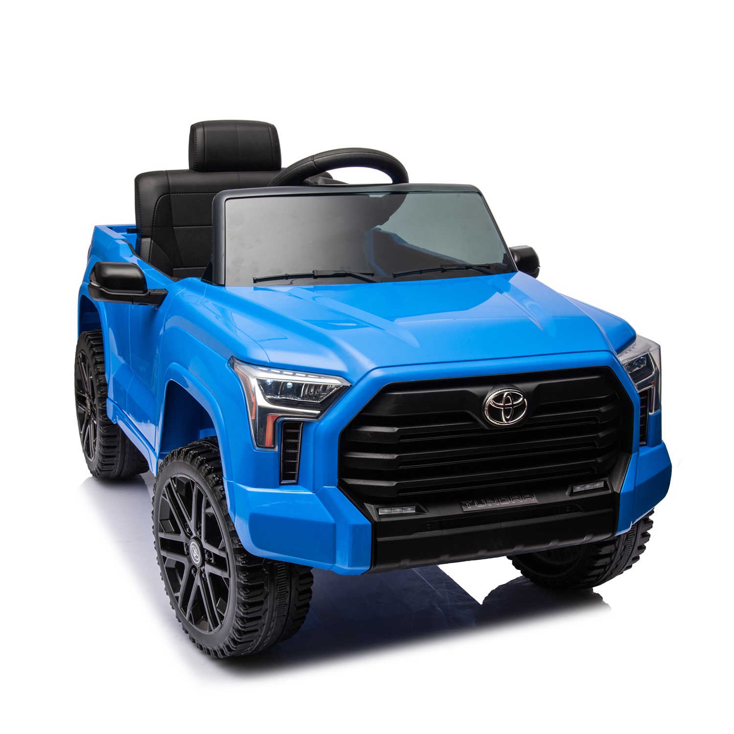 CIPACHO 12V Battery Powered Licensed Toyota Tundra Kids Ride On Truck with Remote Control, Bluetooth, MP3, Blue