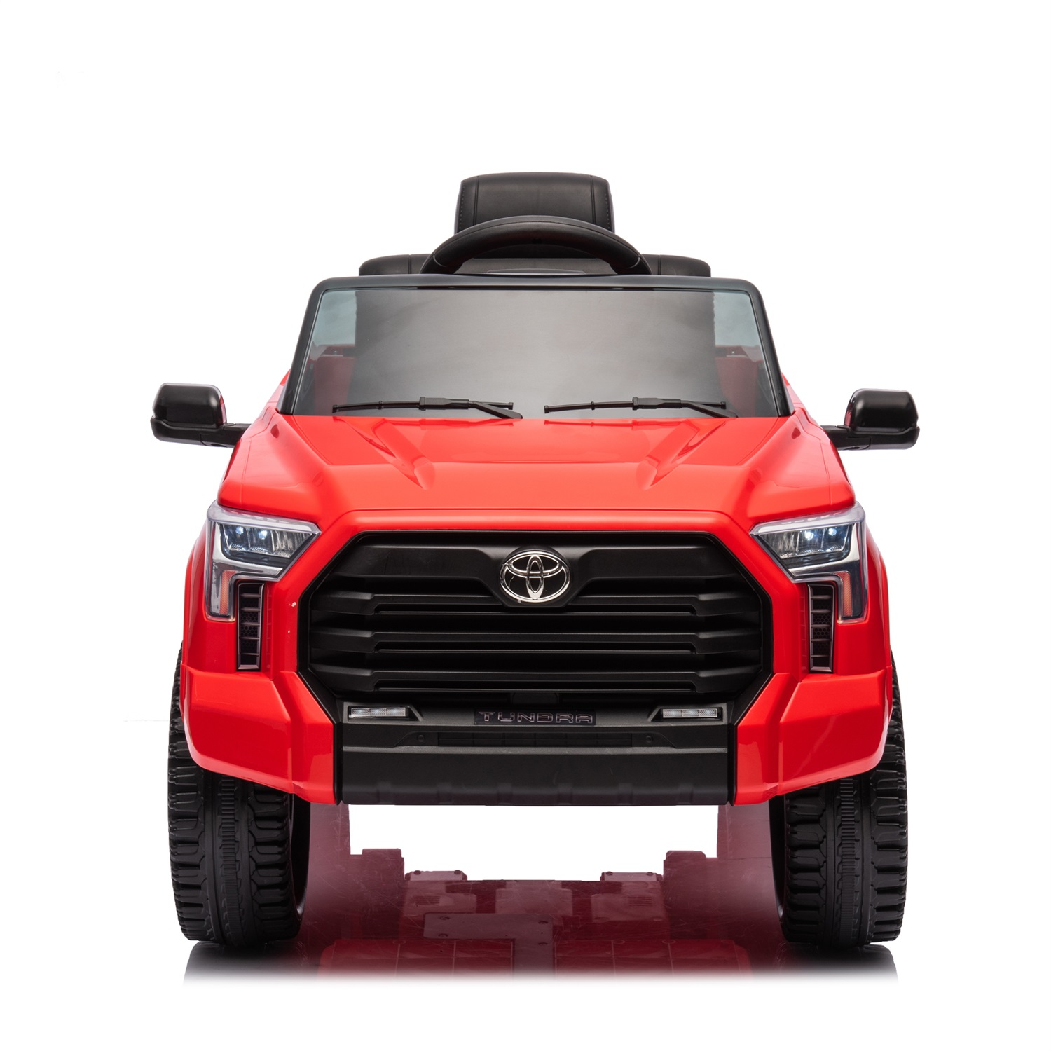 CIPACHO 12V Battery Powered Licensed Toyota Tundra Kids Ride On Truck with Remote Control, Bluetooth, MP3, Red