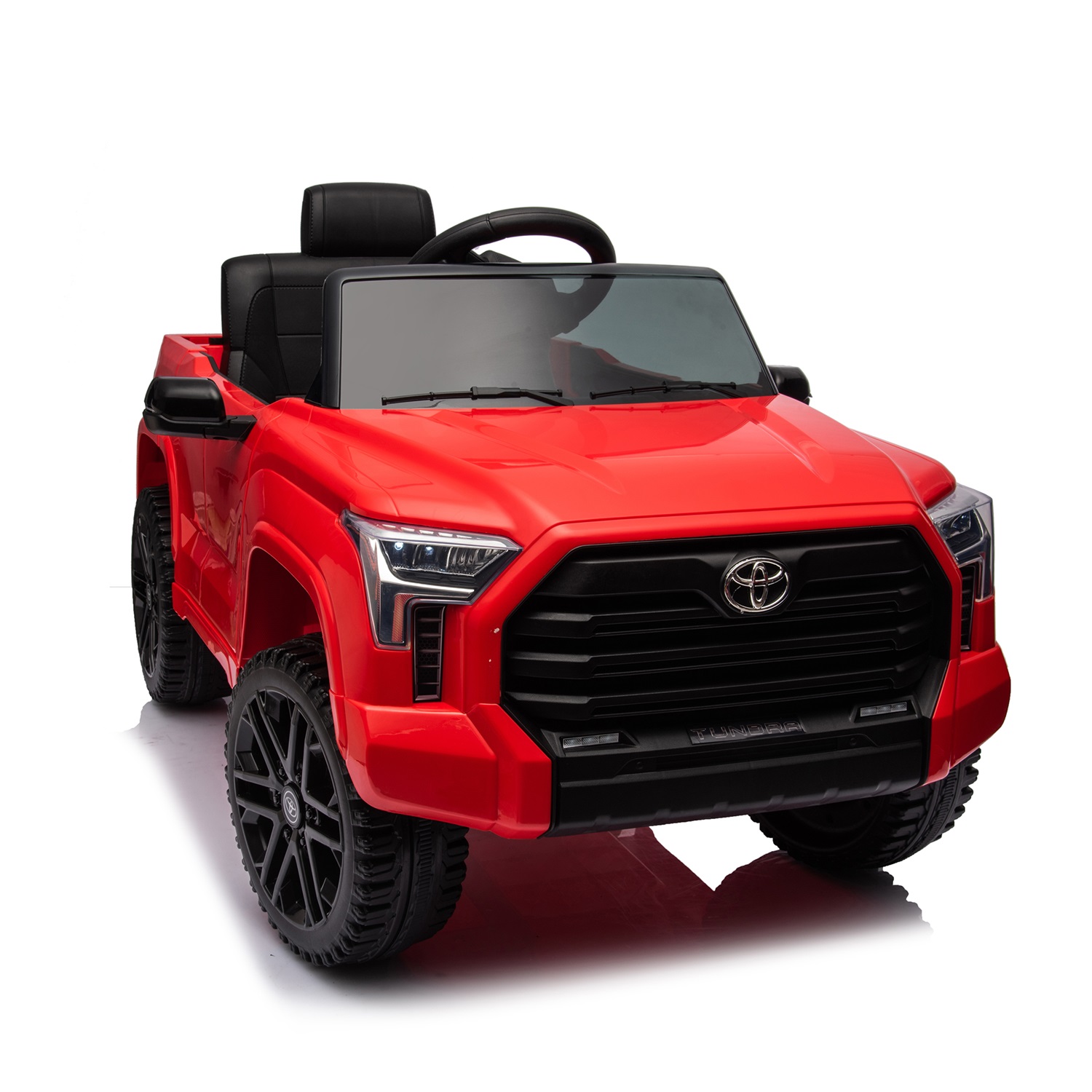 CIPACHO 12V Kids Electric Ride On Car Toy, Licensed Toyota Tundra Pickup with Parental Remote Control, 3 Speed Adjustable, Red