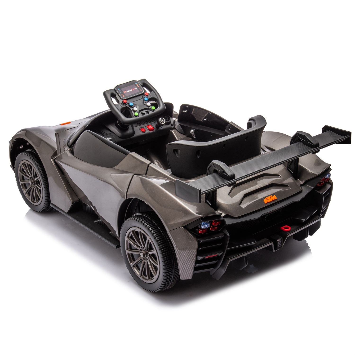 CIPACHO Licensed Ktm x Bow Gtx Electric Car for Kids, 12V Powered Ride Ons Kids Car with Remote Control, Bluetooth, MP3, Black