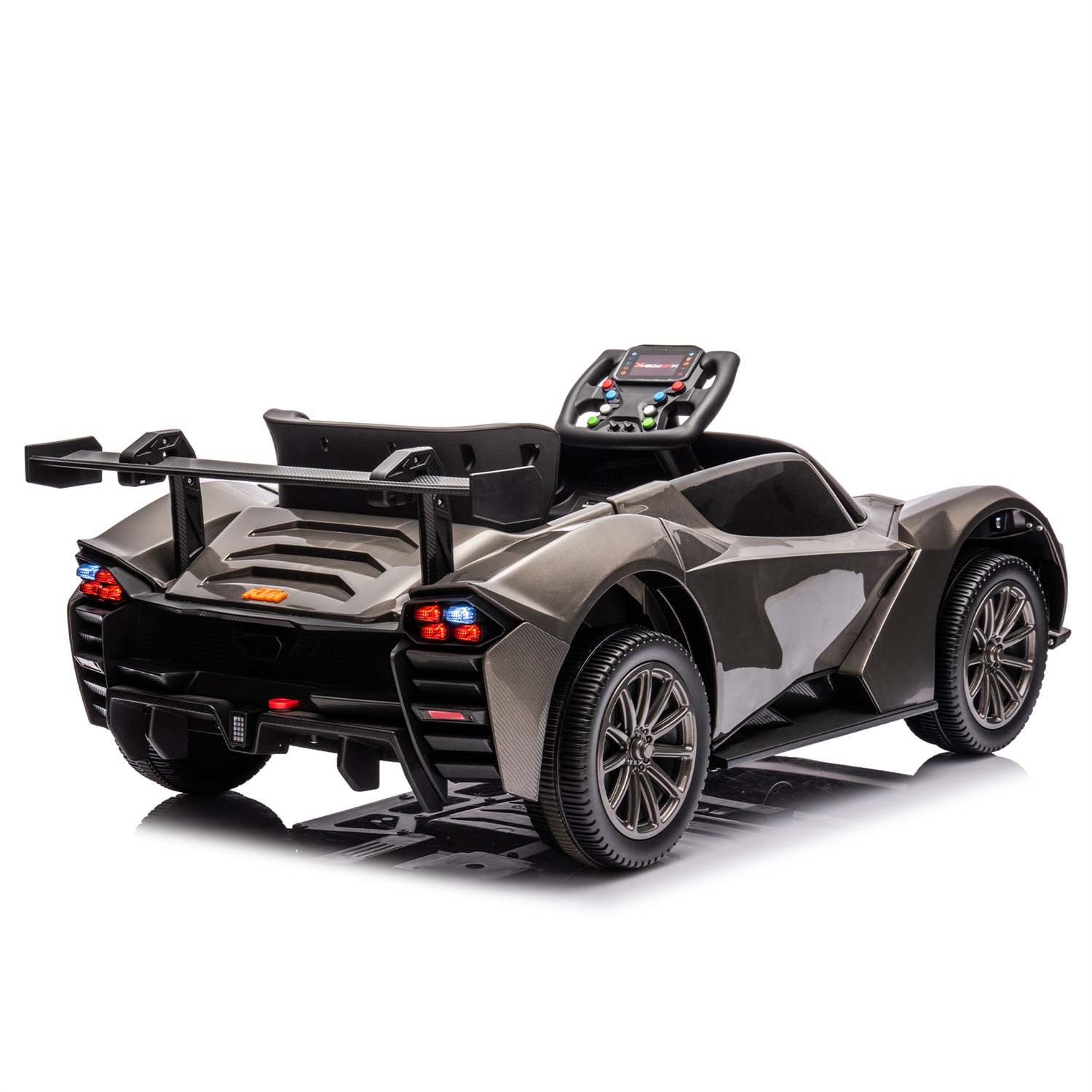 CIPACHO Licensed Ktm x Bow Gtx Electric Car for Kids, 12V Powered Ride Ons Kids Car with Remote Control, Bluetooth, MP3, Black