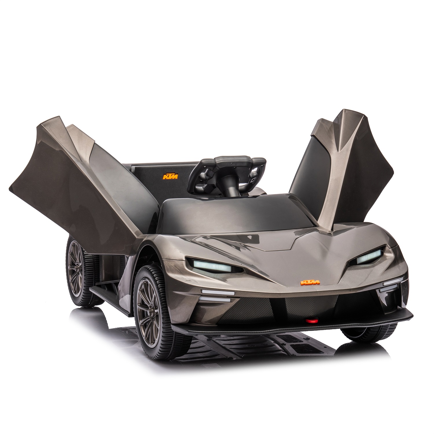 CIPACHO 12V Powered Ride Ons Kids Car Licensed Ktm x Bow Gtx Electric Car for Kids, 2.4G W/Parents Remote Control, USB, MP3, Bluetooth, LED Light, Black