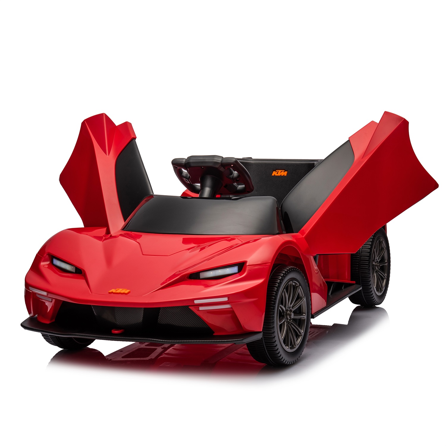 CIPACHO 12V Powered Ride Ons Kids Car Licensed Ktm x Bow Gtx Electric Car for Kids, 2.4G W/Parents Remote Control, USB, MP3, Bluetooth, LED Light, Red