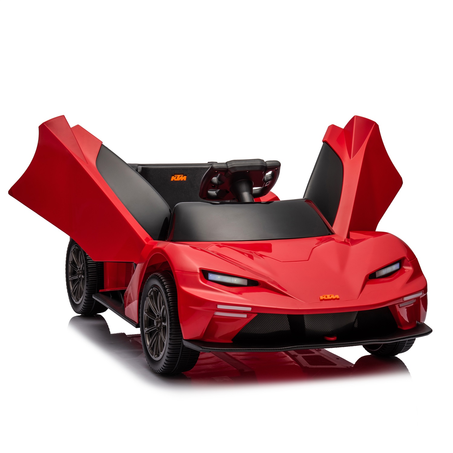 CIPACHO 12V Powered Ride Ons Kids Car Licensed Ktm x Bow Gtx Electric Car for Kids, 2.4G W/Parents Remote Control, USB, MP3, Bluetooth, LED Light, Red