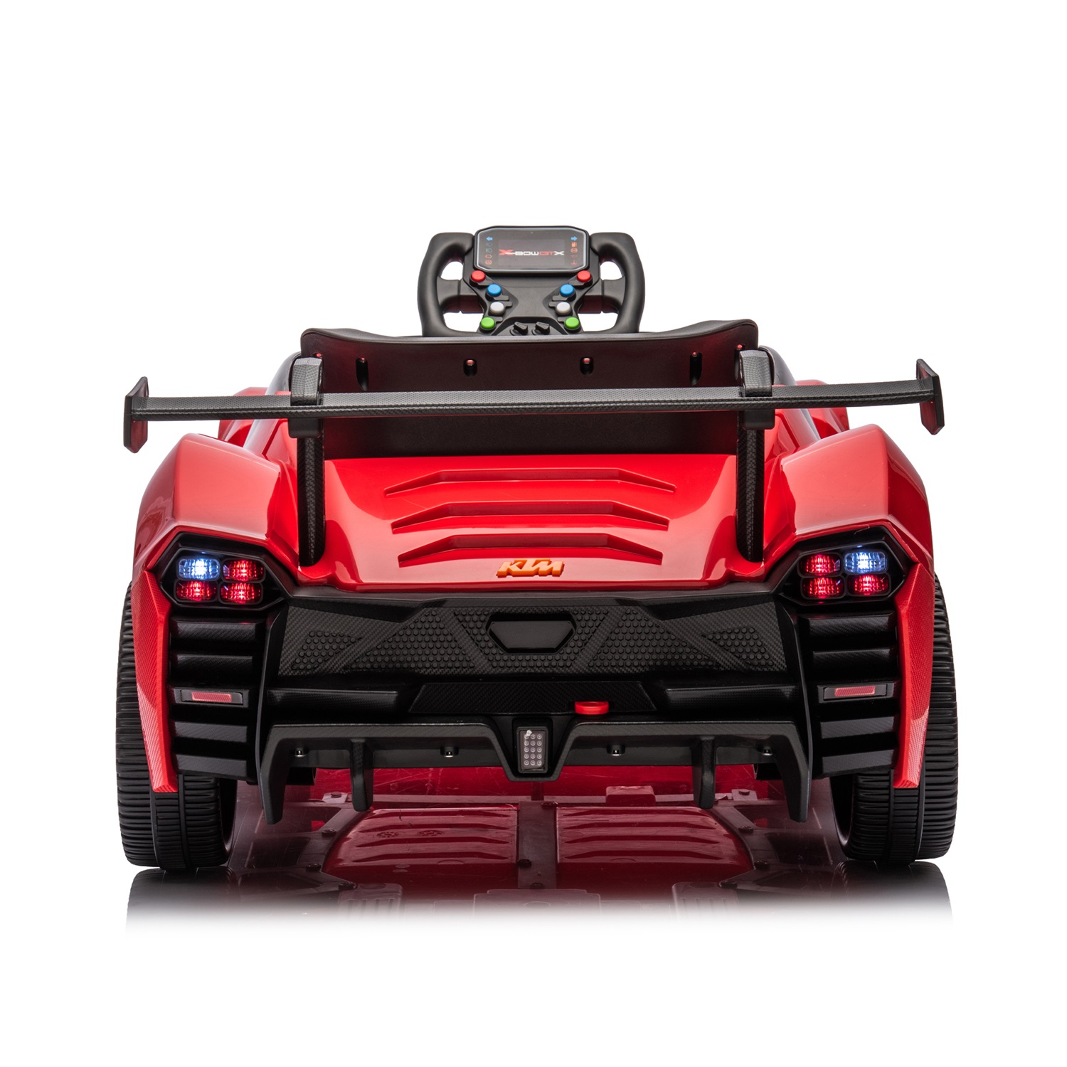 CIPACHO Licensed Ktm x Bow Gtx Electric Car for Kids, 12V Powered Ride Ons Kids Car with Remote Control, Bluetooth, MP3, Red