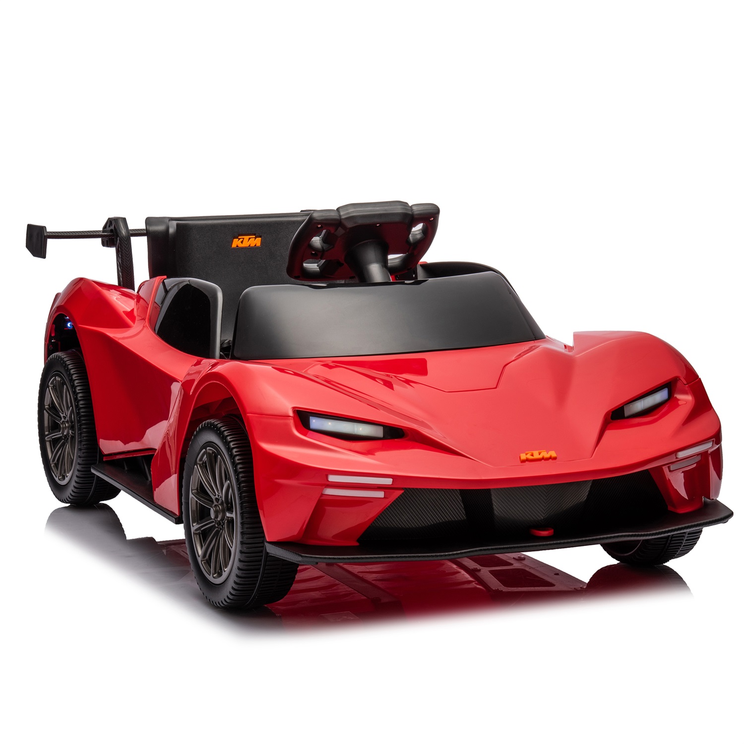 CIPACHO Licensed Ktm x Bow Gtx Electric Car for Kids, 12V Powered Ride Ons Kids Car with Remote Control, Bluetooth, MP3, Red