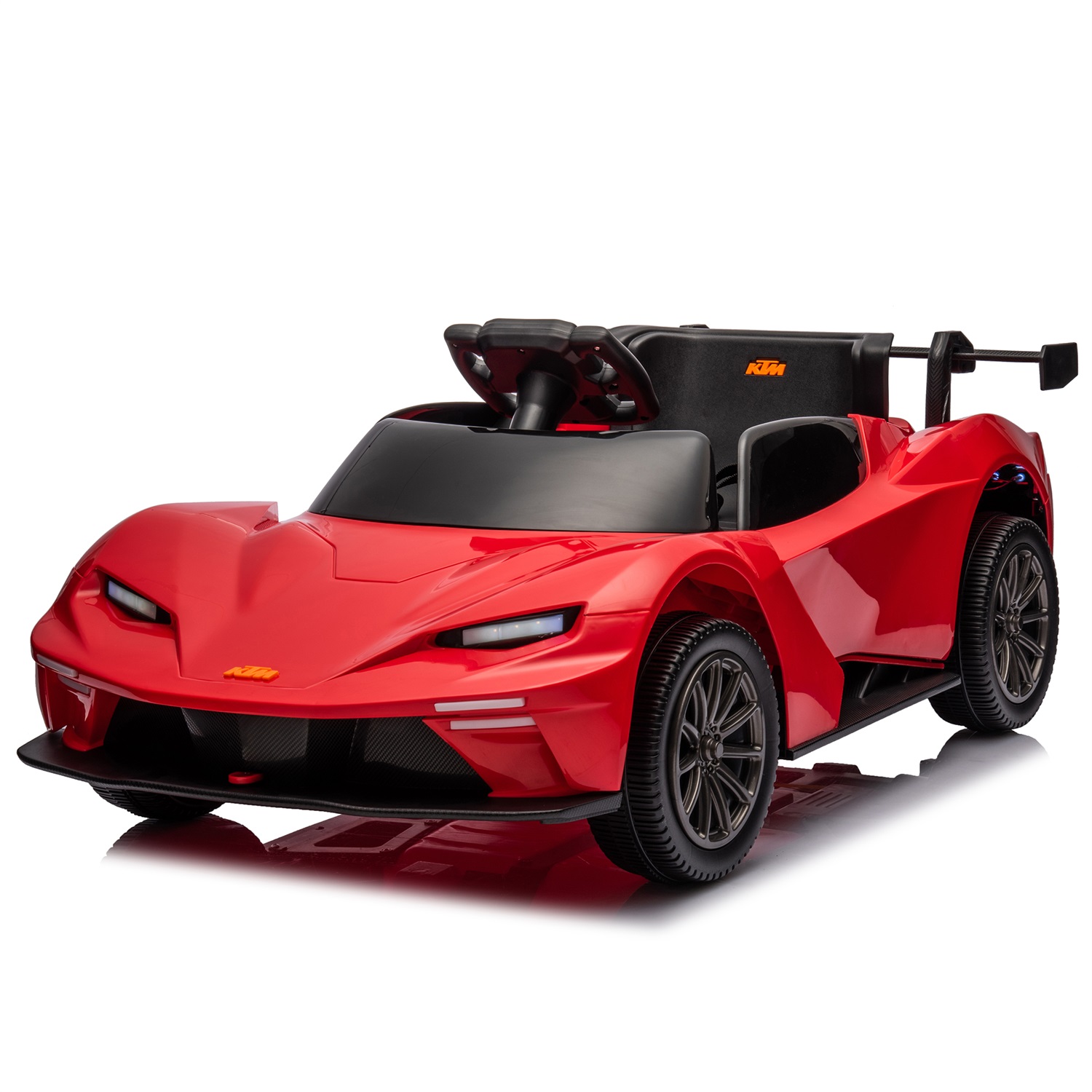 CIPACHO 12V Powered Ride Ons Kids Car Licensed Ktm x Bow Gtx Electric Car for Kids, 2.4G W/Parents Remote Control, USB, MP3, Bluetooth, LED Light, Red