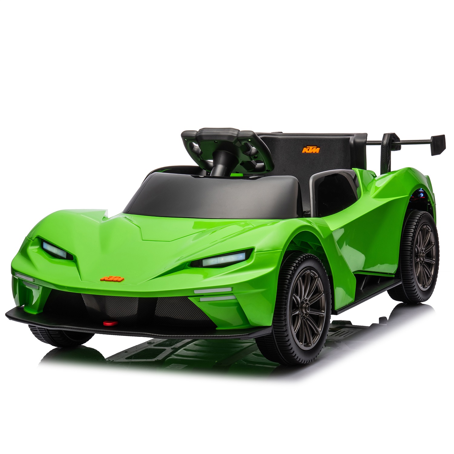 CIPACHO 12V Powered Ride Ons Kids Car Licensed Ktm x Bow Gtx Electric Car for Kids, 2.4G W/Parents Remote Control, USB, MP3, Bluetooth, LED Light, Green