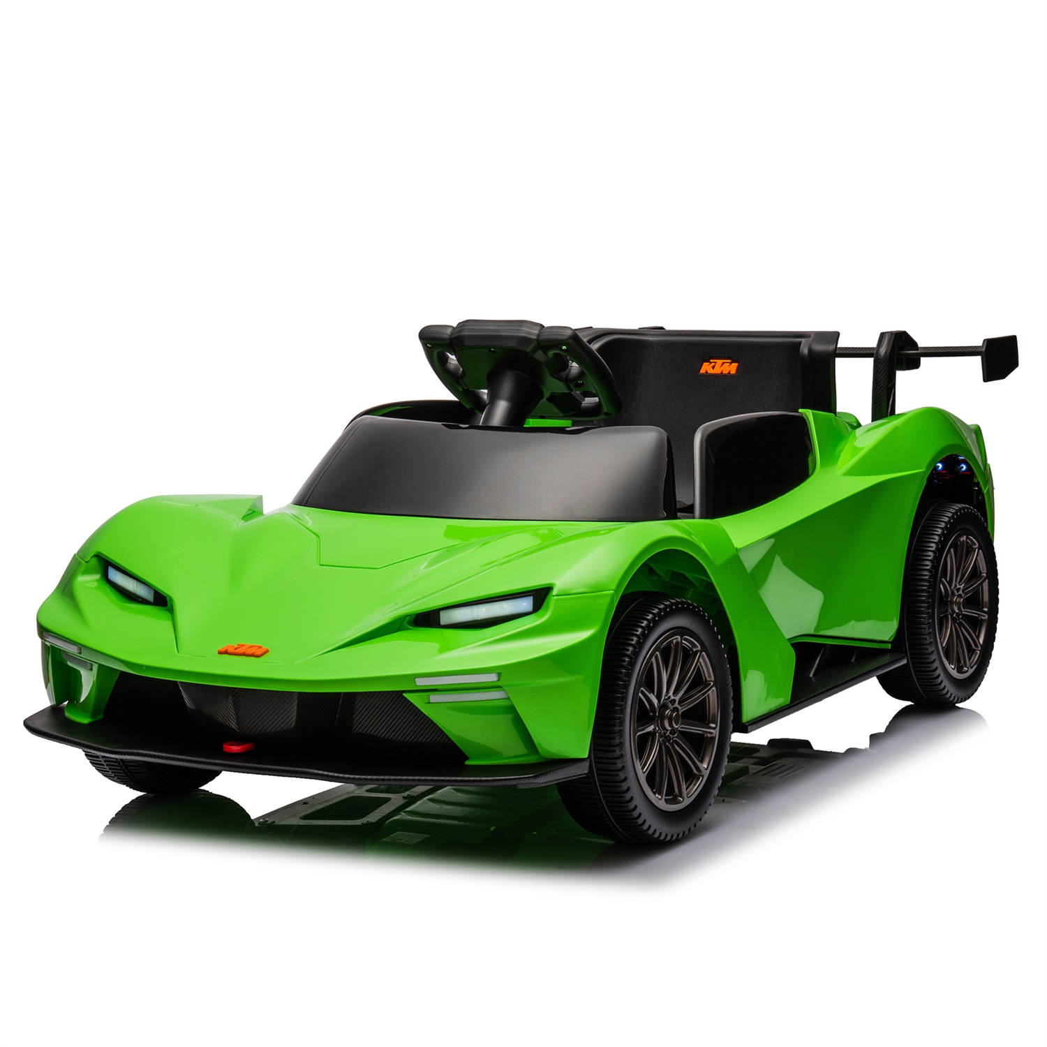 CIPACHO Licensed Ktm x Bow Gtx Electric Car for Kids, 12V Powered Ride Ons Kids Car with Remote Control, Bluetooth, MP3, Green