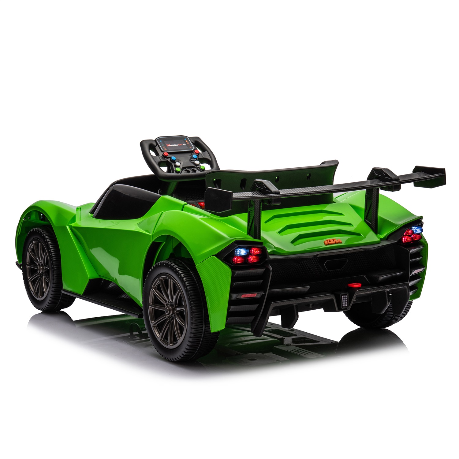 CIPACHO Licensed Ktm x Bow Gtx Electric Car for Kids, 12V Powered Ride Ons Kids Car with Remote Control, Bluetooth, MP3, Green