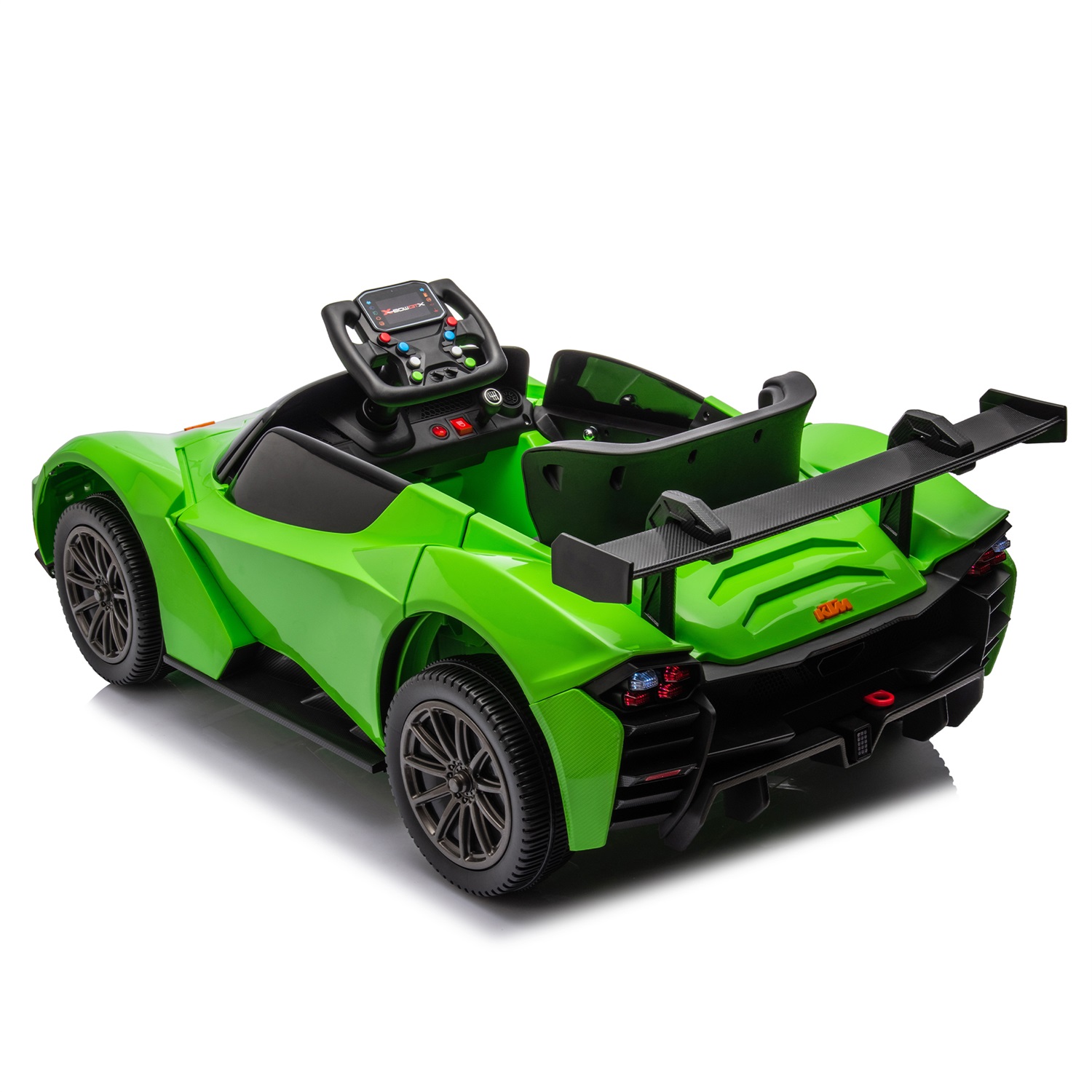 CIPACHO 12V Powered Ride Ons Kids Car Licensed Ktm x Bow Gtx Electric Car for Kids, 2.4G W/Parents Remote Control, USB, MP3, Bluetooth, LED Light, Green