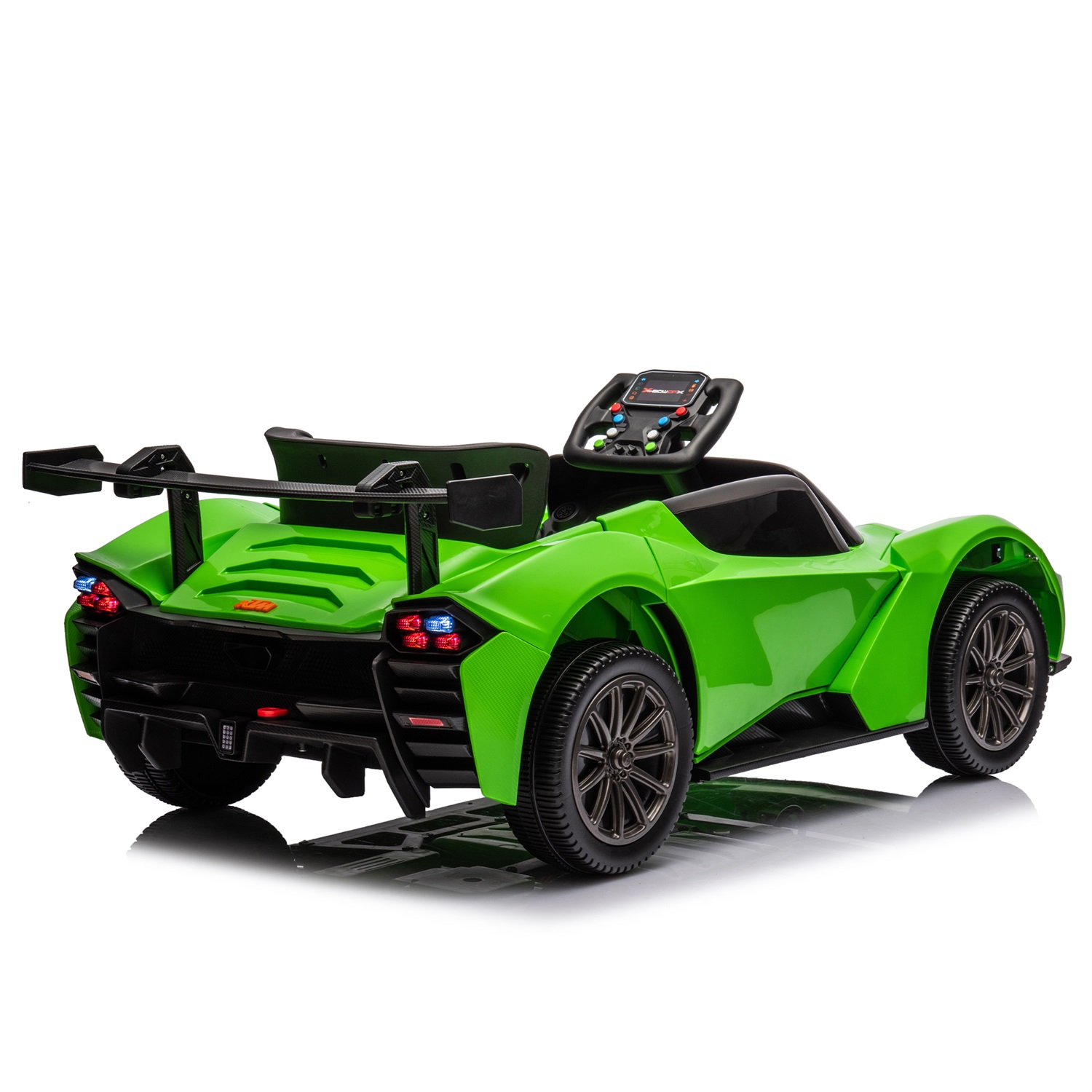 CIPACHO 12V Powered Ride Ons Kids Car Licensed Ktm x Bow Gtx Electric Car for Kids, 2.4G W/Parents Remote Control, USB, MP3, Bluetooth, LED Light, Green