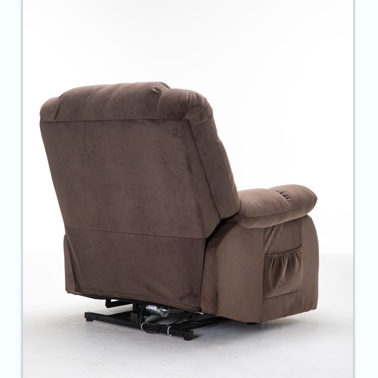 Kepooman Massage Recliner Chair, Fabric Recliner Sofa Home Theater Seating with Lumbar Support, Power Lift Recliner Chair for Living Room, Coffee Kepooman Massage Recliner Chair, Fabric Recliner Sofa Home Theater Seating with Lumbar Support, Power Lift Recliner Chair for Living Room, Coffee