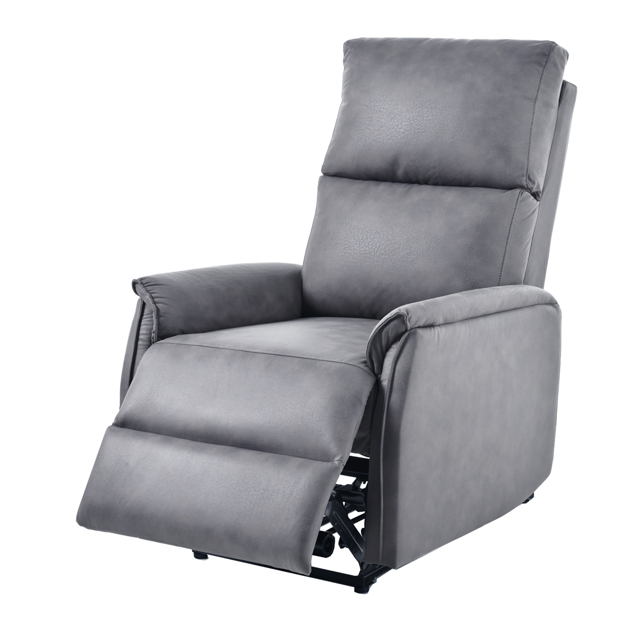 Kepooman Electric Power Recliner Chair, Upholstered Lounge Single Sofa, Home Theater Seating with USB Charging Ports for Living Room Bedroom, Dark Gray Kepooman Electric Power Recliner Chair, Upholstered Lounge Single Sofa, Home Theater Seating with USB Charging Ports for Living Room Bedroom, Dark Gray