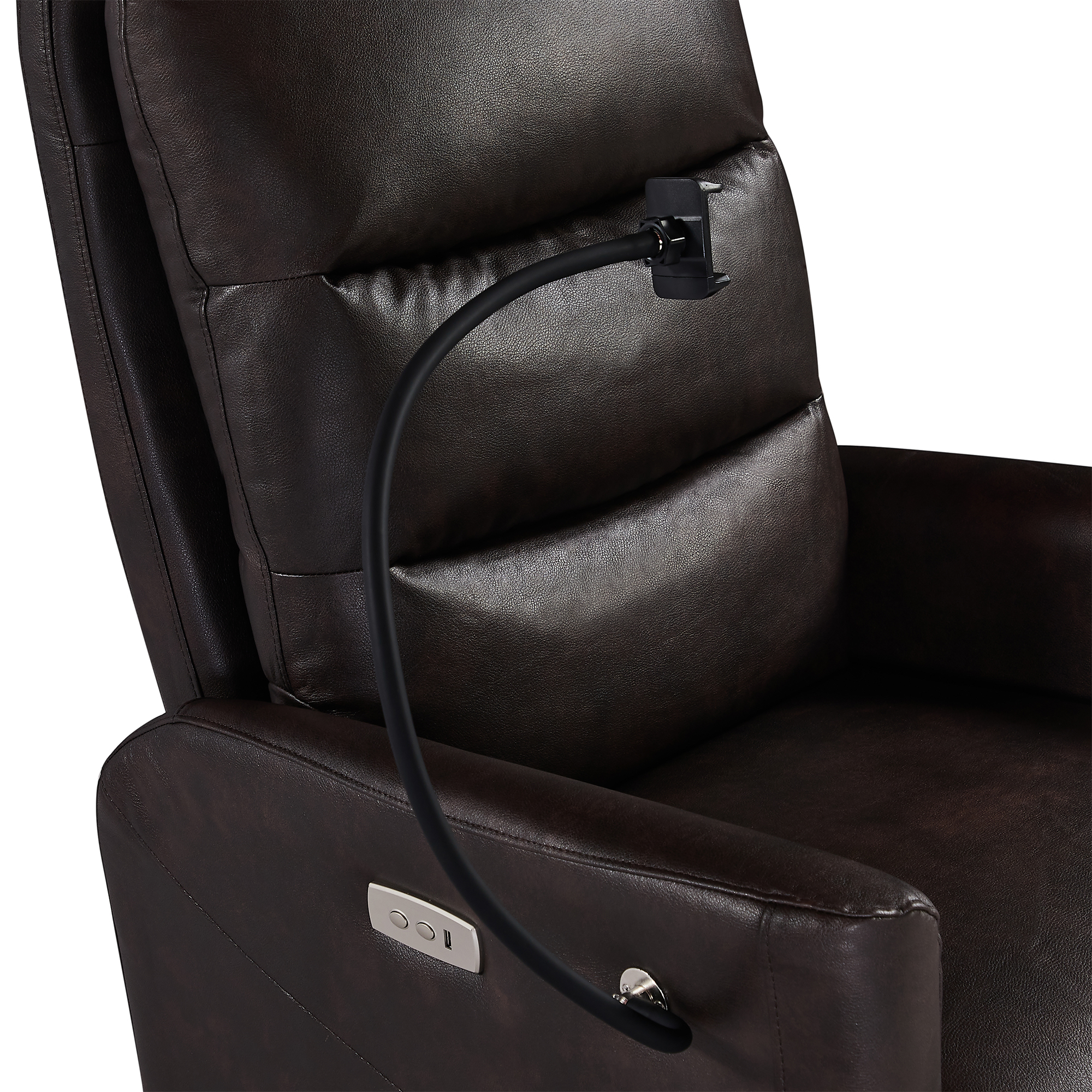 Kepooman Power Recliner Chair, Electric Power Recliner Chair, Electric Recliner Chairs for Seniors, Brown Kepooman Power Recliner Chair, Electric Power Recliner Chair, Electric Recliner Chairs for Seniors, Brown