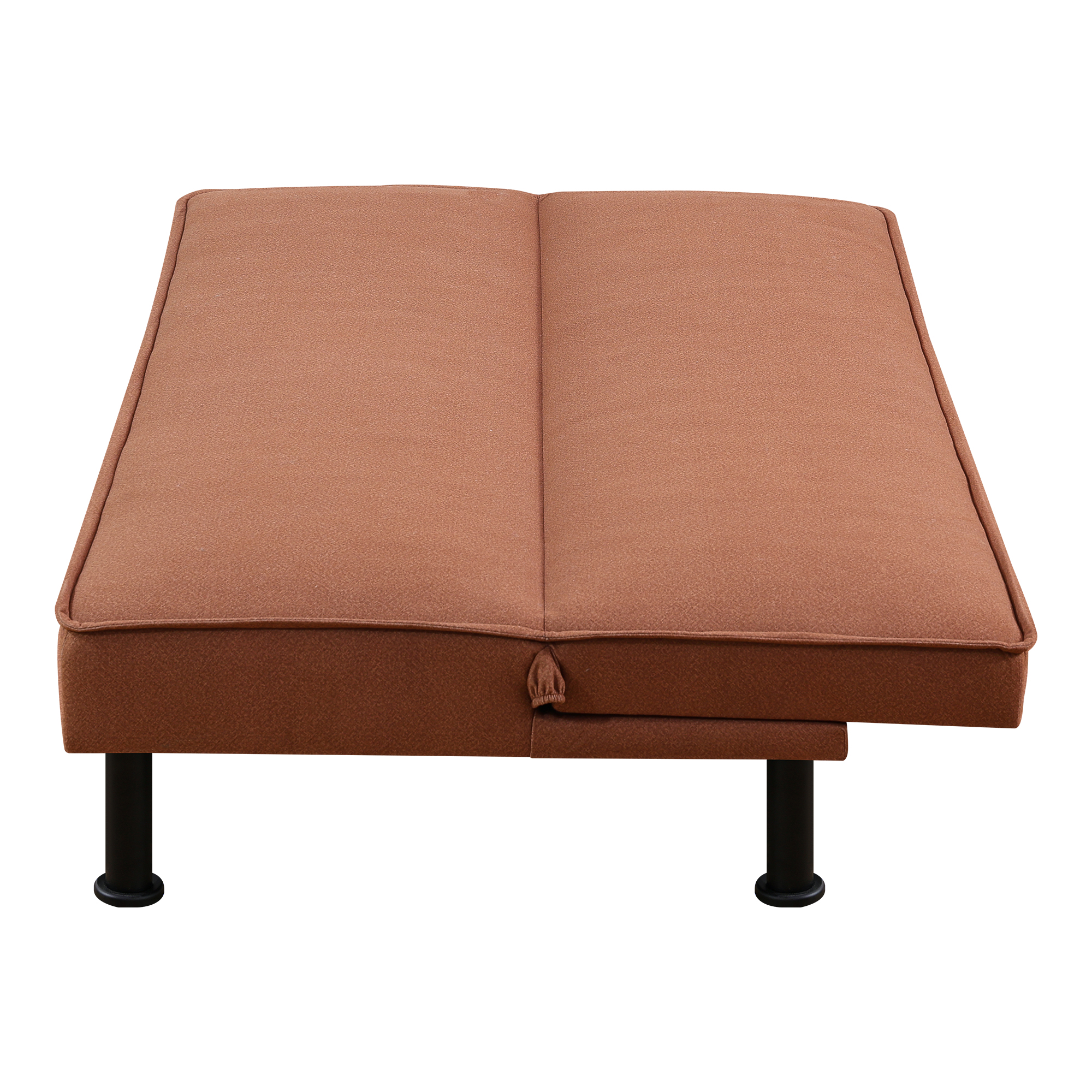 Spaco Futon Sofa Bed Convertible Futon Sleeper Sofa for Living Room Furniture, Light Brown