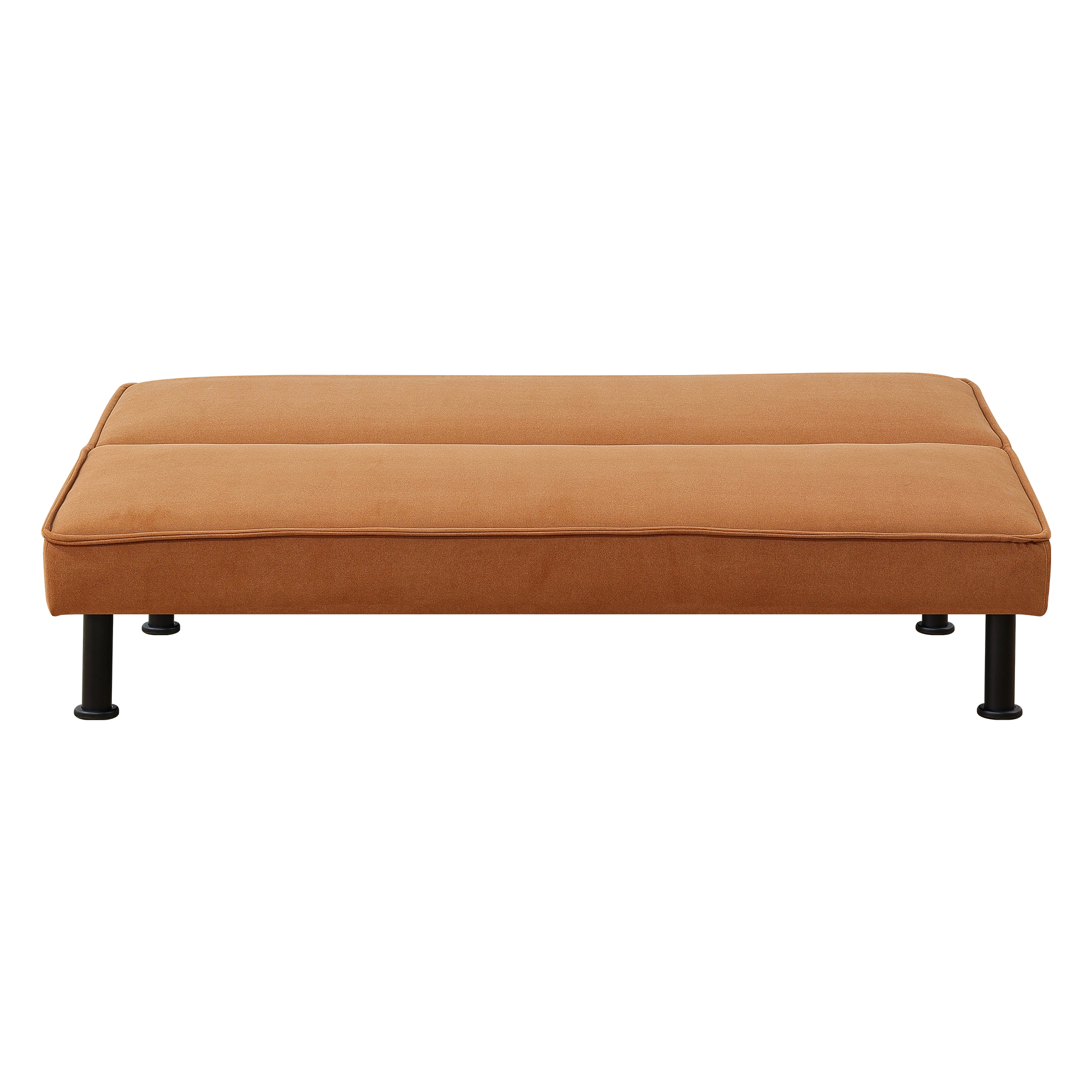 Spaco Futon Sofa Bed Convertible Futon Sleeper Sofa for Living Room Furniture, Light Coffee