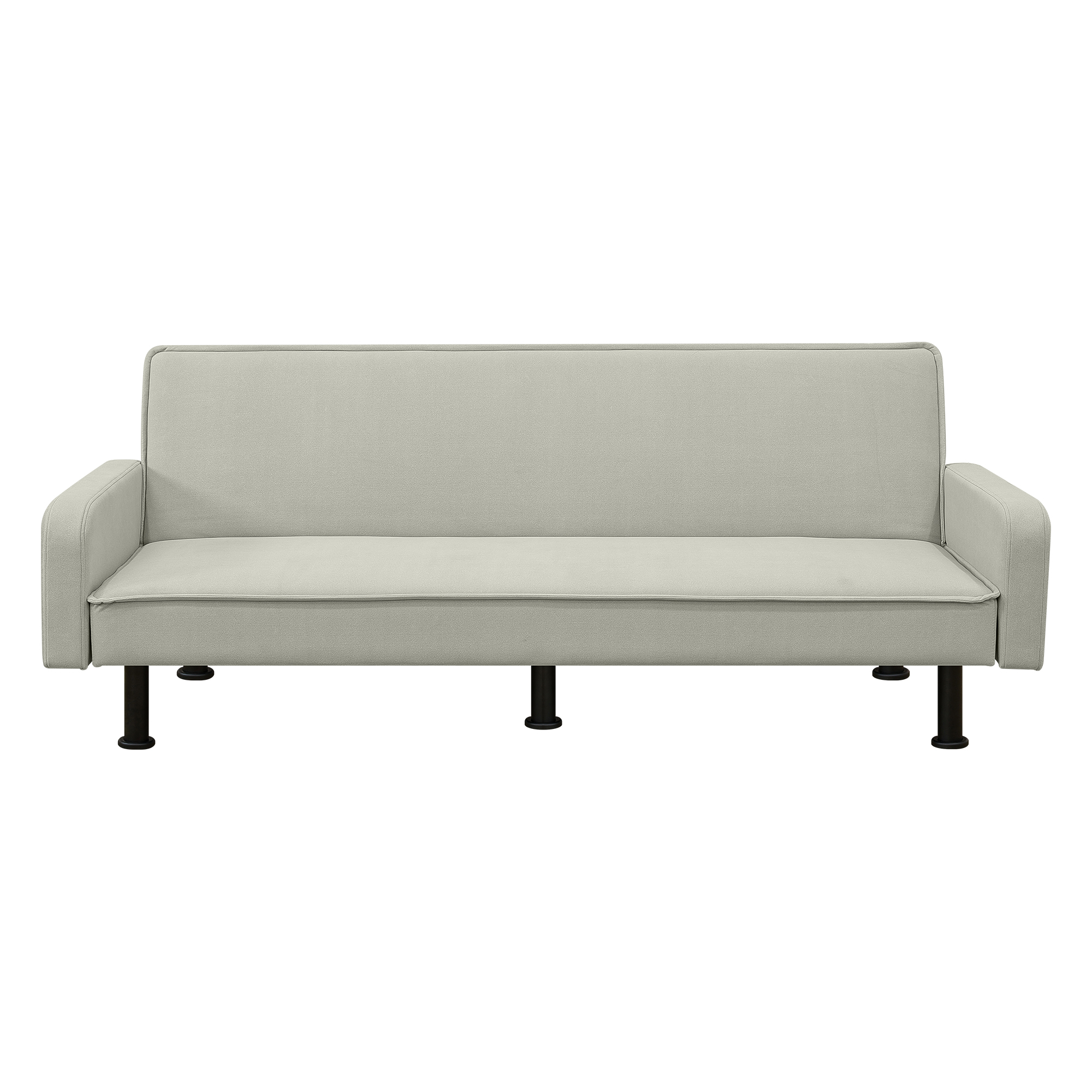 Spaco Futon Sofa Bed Convertible Futon Sleeper Sofa for Living Room Furniture, Light Grey