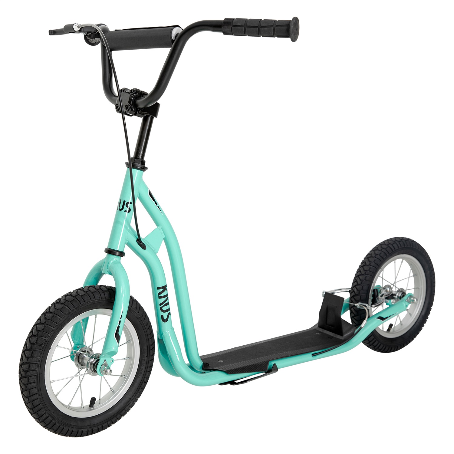 CIPACHO 32" Scooter with 12" Rear Dual Brakes Inflatable Wheels, Durable Steel Frame Scooter for Ages 6-12, Green