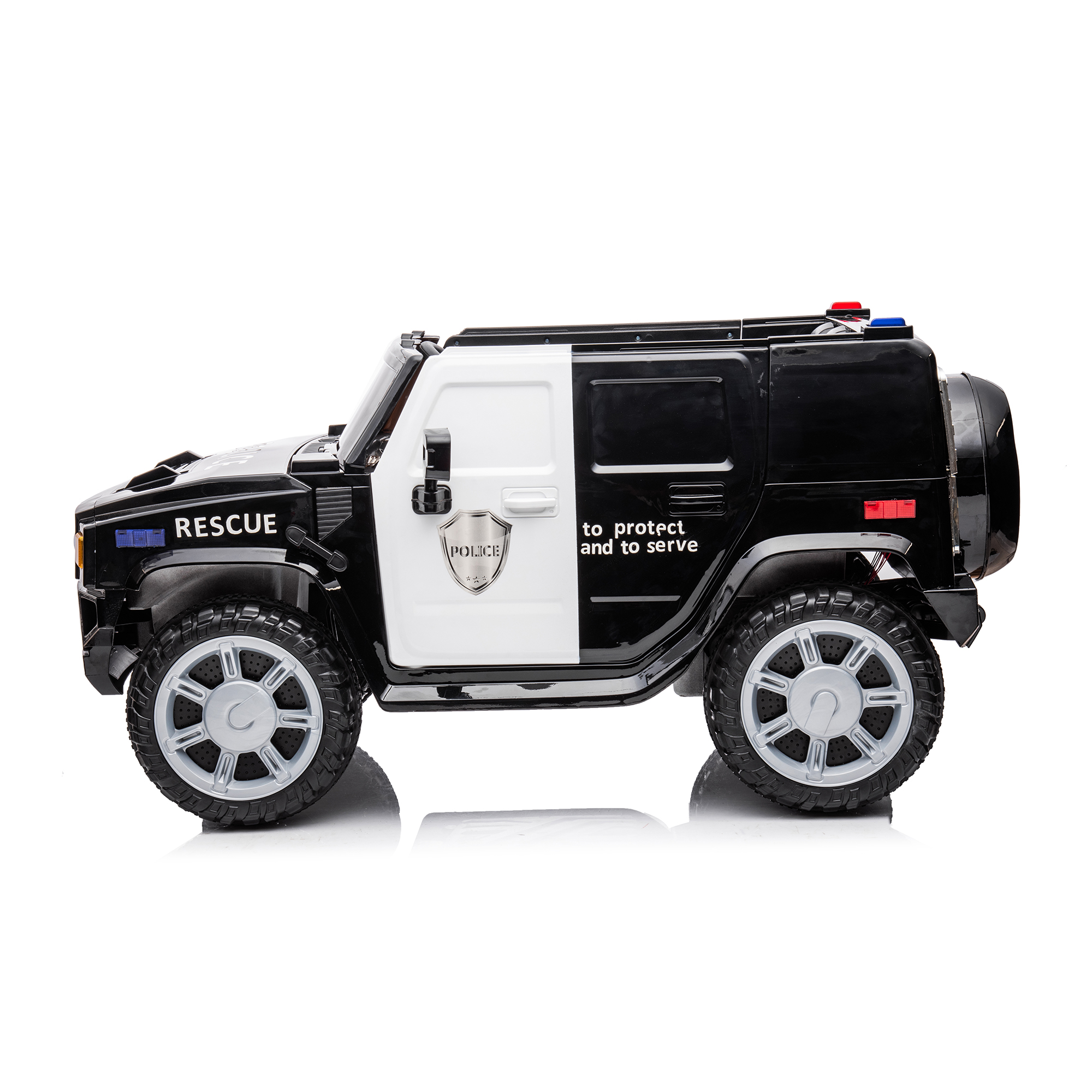 CIPACHO 12V Kids Ride On Truck Car with 30W 4 Wheel Dual Drive, 2.4G R/C, Qne Button Start Electric Car for Kids, Forward and Backward, Battery Powered Electric Off-Road Truck Car, Black