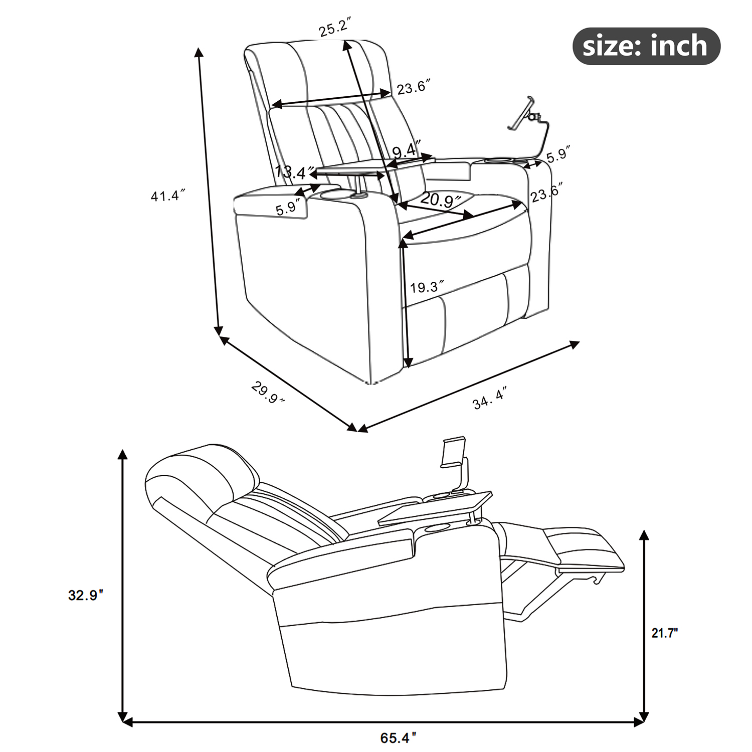 Kepooman Power Recliner, Leather Power Recliner with Concealed Arm Storage with Comfort Backrest, LED Lights, Cup Holder, 270° Swivel Home Theater Recliner, Blue Kepooman Power Recliner, Leather Power Recliner with Concealed Arm Storage with Comfort Backrest, LED Lights, Cup Holder, 270° Swivel Home Theater Recliner, Blue