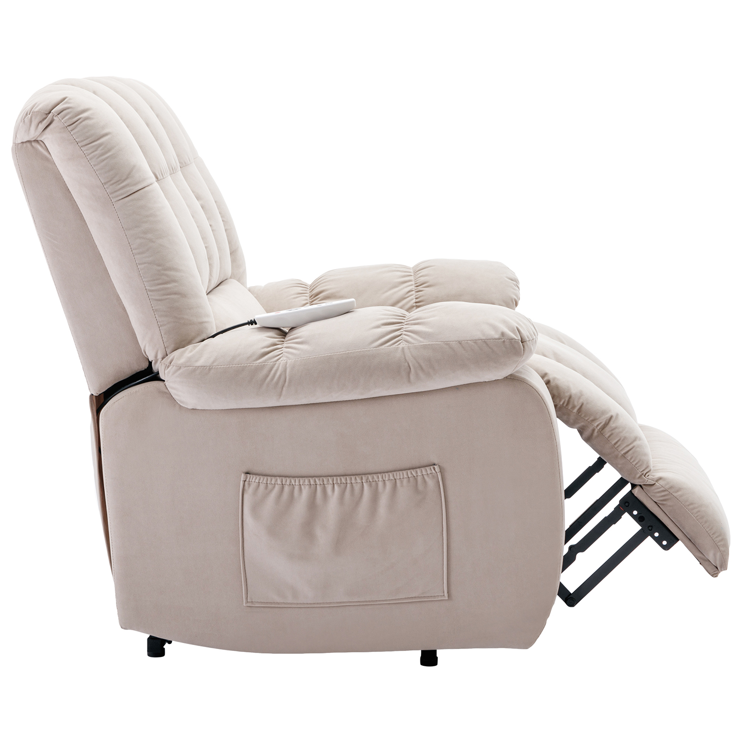 Kepooman Massage Recliner, Power Lift Recliner with Heat, Vibration and Side Pockets for Living Room, Bedroom's, Power Single Sofa, Beige Kepooman Massage Recliner, Power Lift Recliner with Heat, Vibration and Side Pockets for Living Room, Bedroom's, Power Single Sofa, Beige