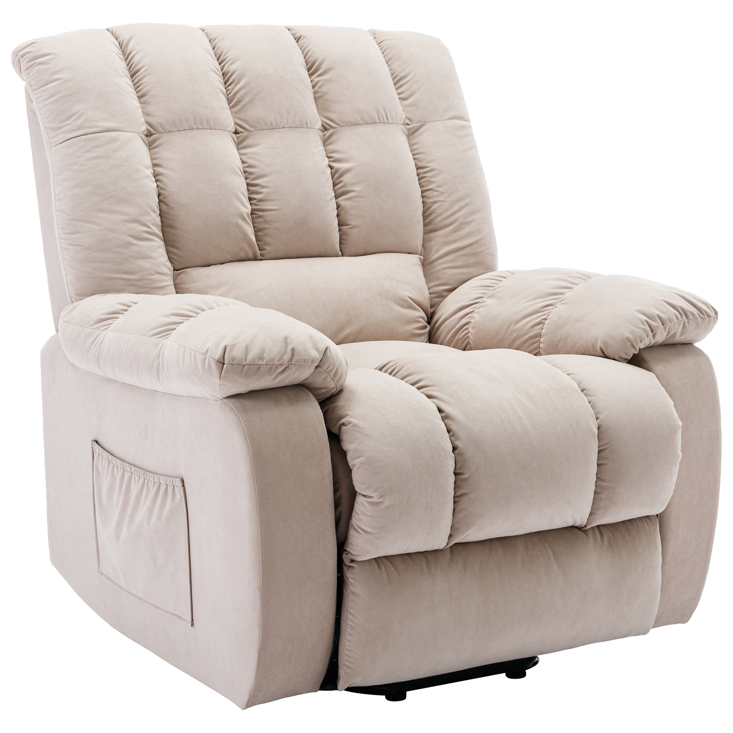 Kepooman Massage Recliner, Power Lift Recliner with Heat, Vibration and Side Pockets for Living Room, Bedroom's, Power Single Sofa, Beige Kepooman Massage Recliner, Power Lift Recliner with Heat, Vibration and Side Pockets for Living Room, Bedroom's, Power Single Sofa, Beige