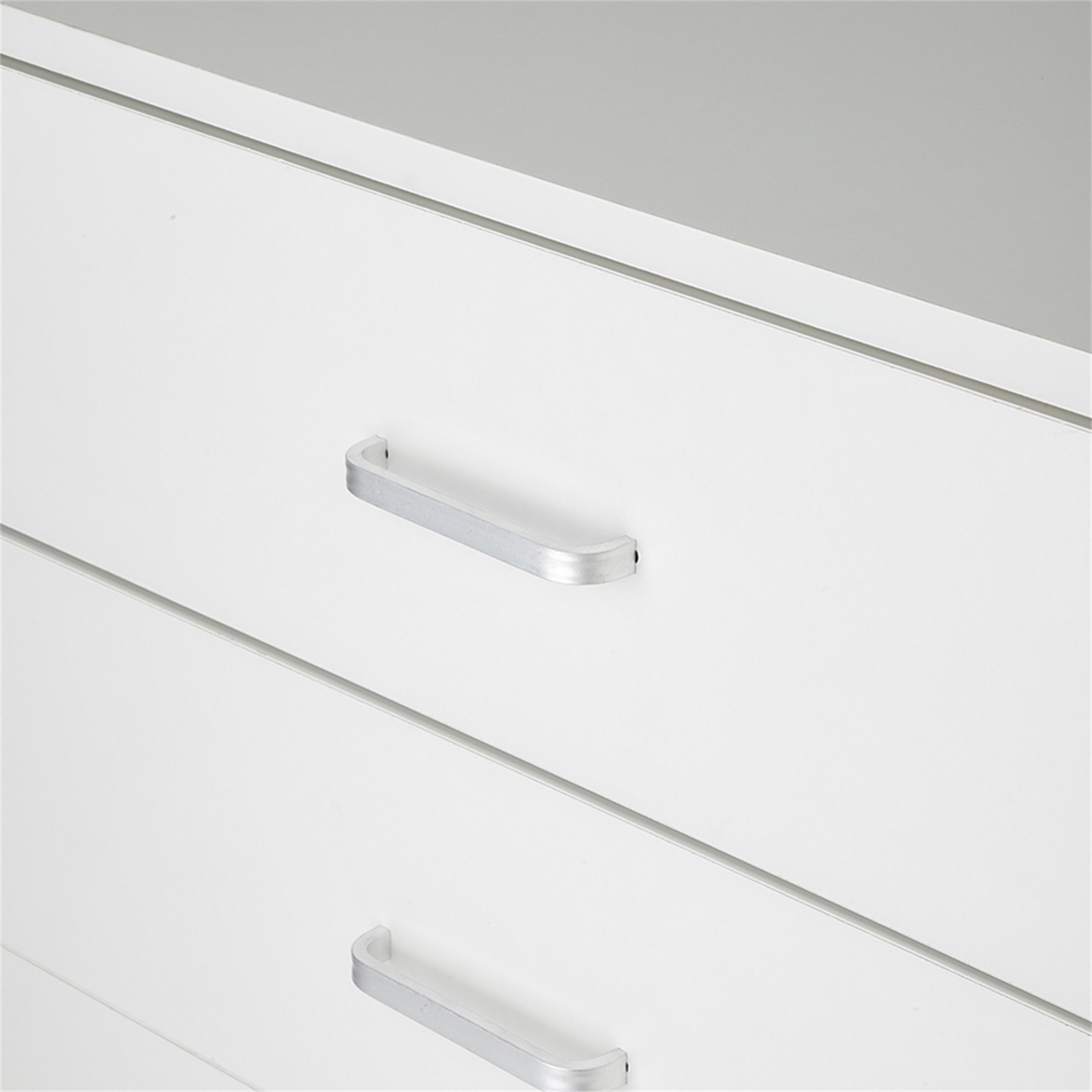Kepooman Small Nightstand, 3 Drawer Dresser, Solid Wood Side Table Nightstand, Modern Storage Chest of Drawers for Bedroom, Living Room, Reception Room, White Nightstand Decorative Cabinet