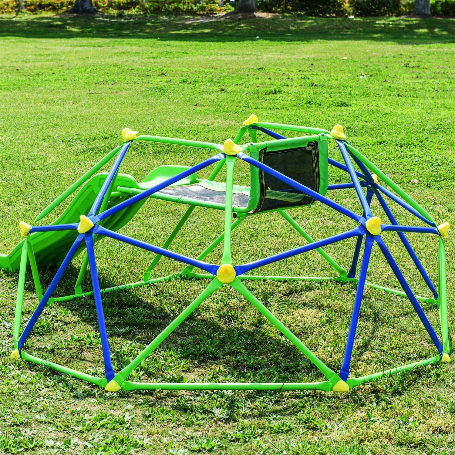 CIPACHO 101" Kids Climbing Dome Tower, Rust & UV Resistant Steel, Children's Outdoor Games, Green